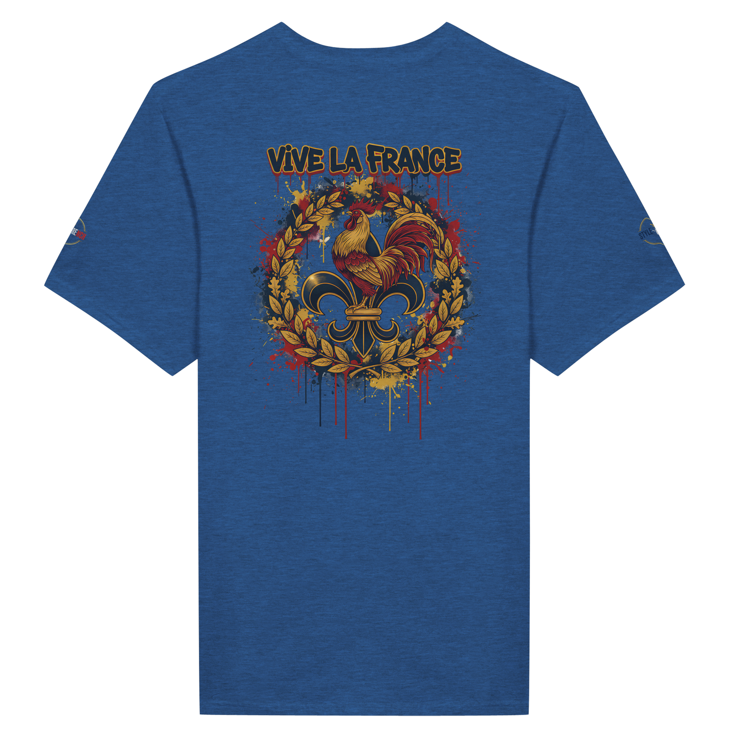 T-shirt Homme 'Vive la France' – Coton Premium, Coupe Classique