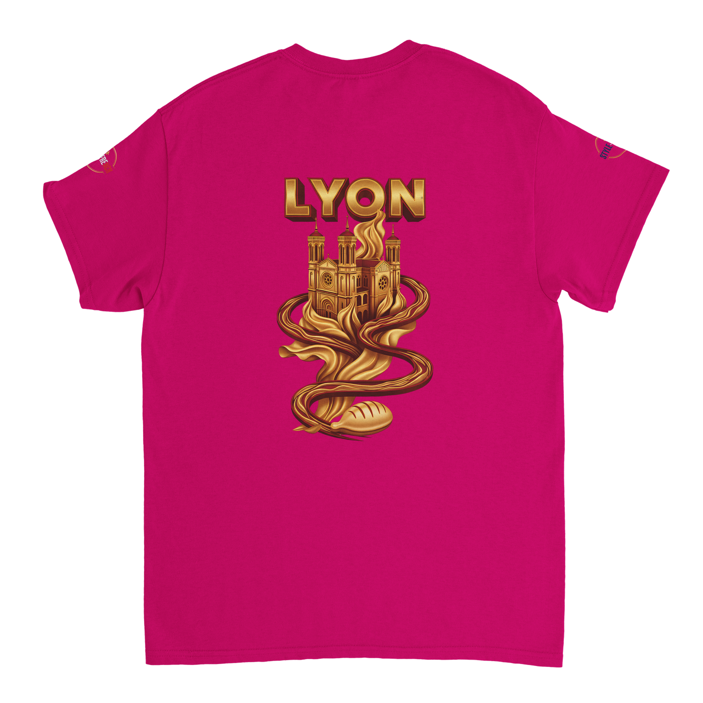 T-Shirt Unisexe Lyon - Design Ville de France - 100% Coton
