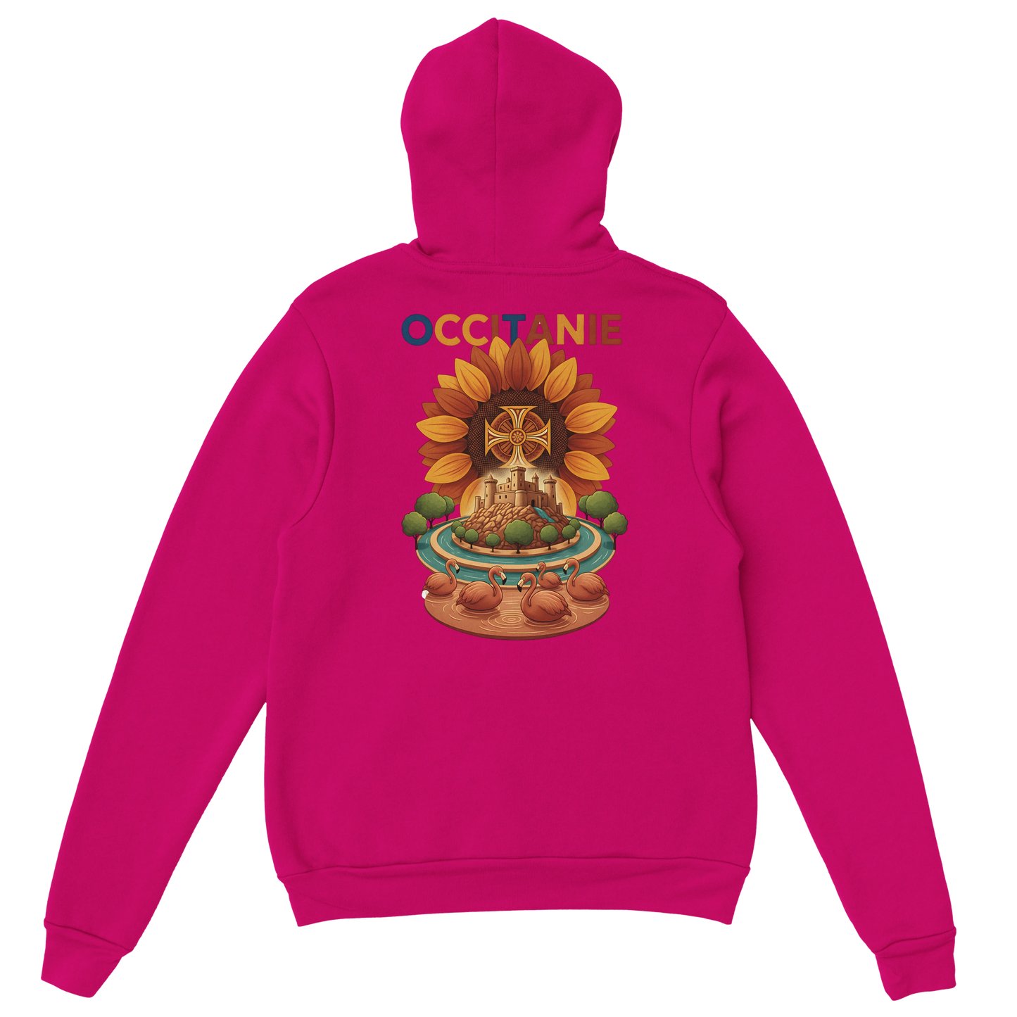 Sweat à Capuche Unisexe Occitanie – Hoodie Confortable et Résistant