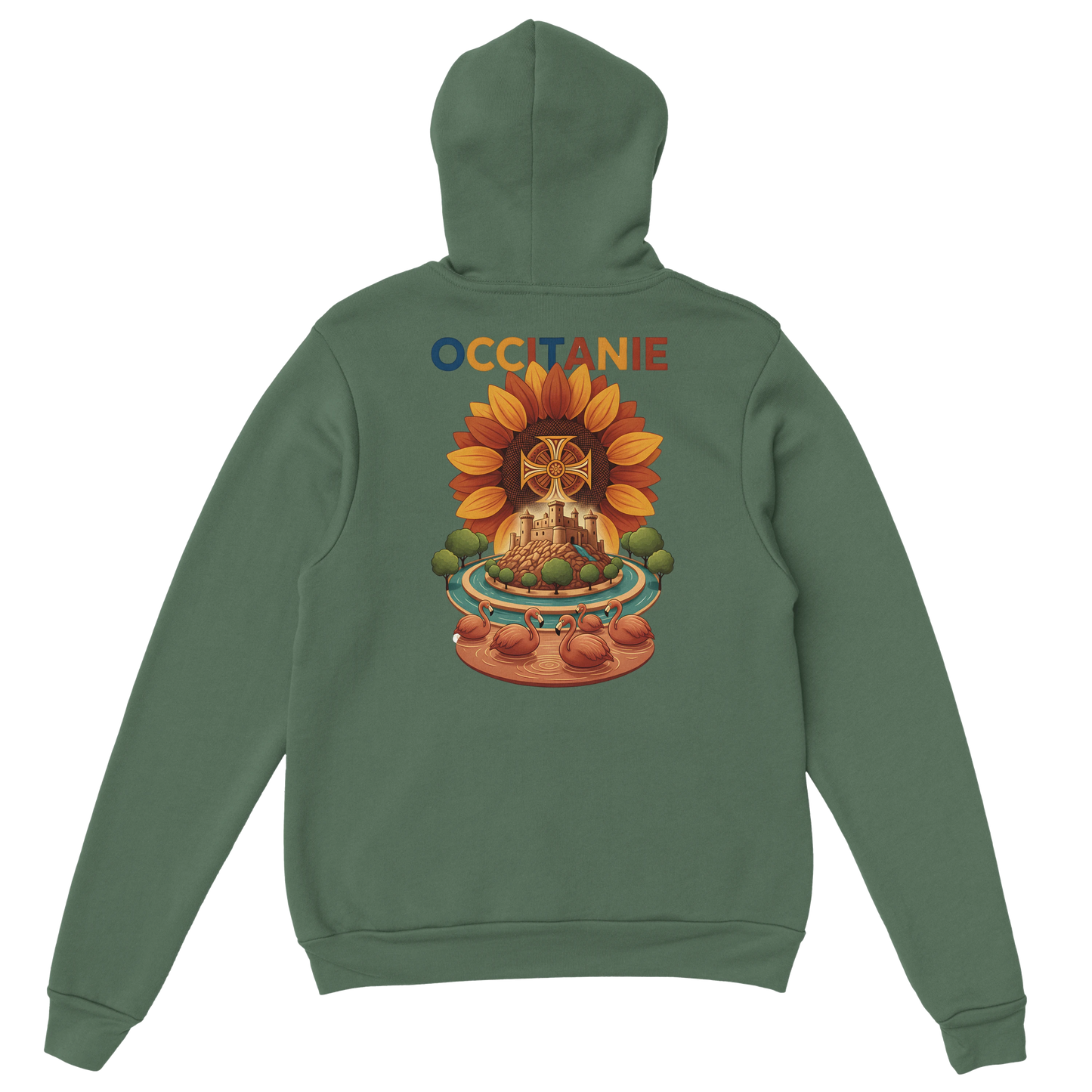 Sweat à Capuche Unisexe Occitanie – Hoodie Confortable et Résistant