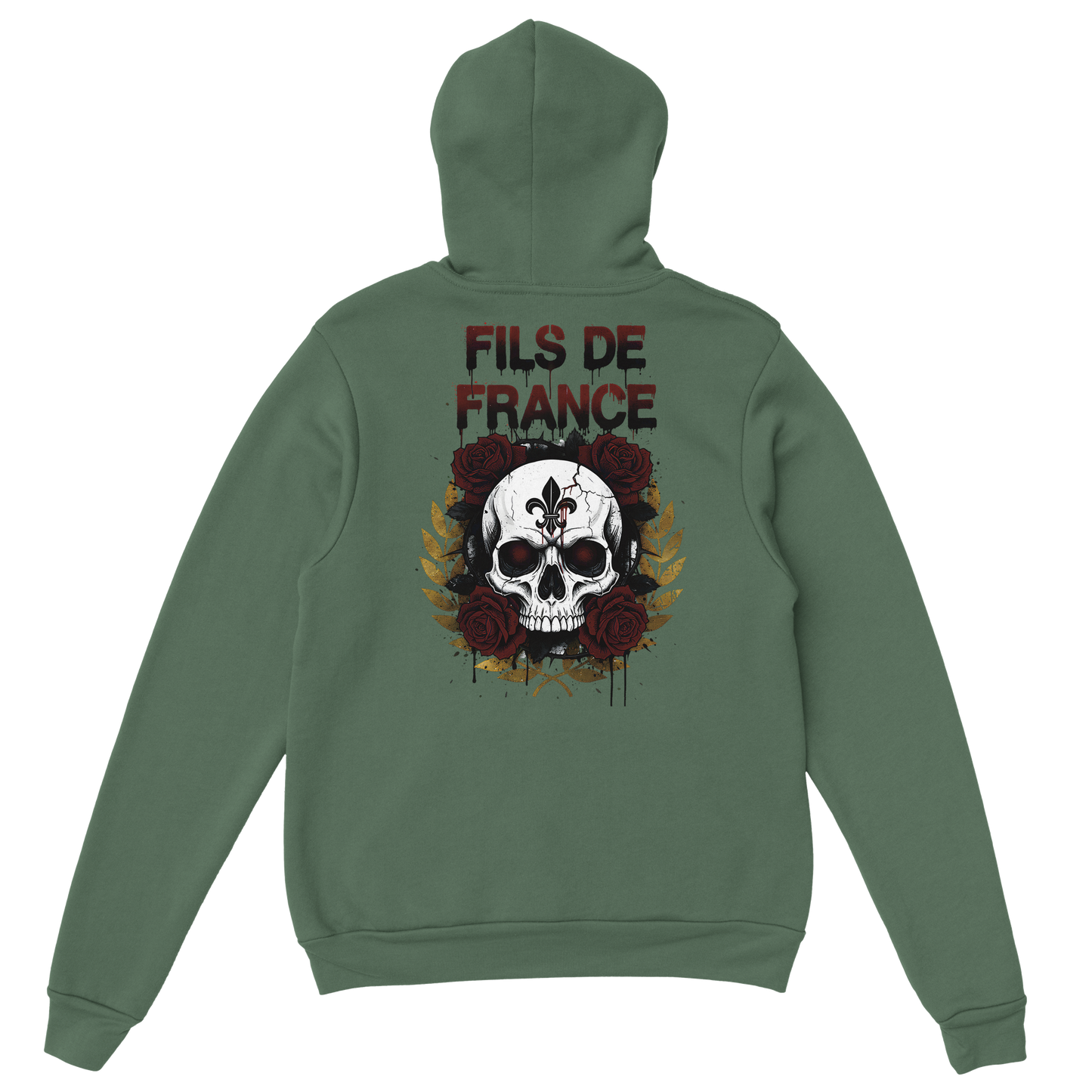 Sweat à capuche homme Fils de France – Hoodie premium en coton mélangé
