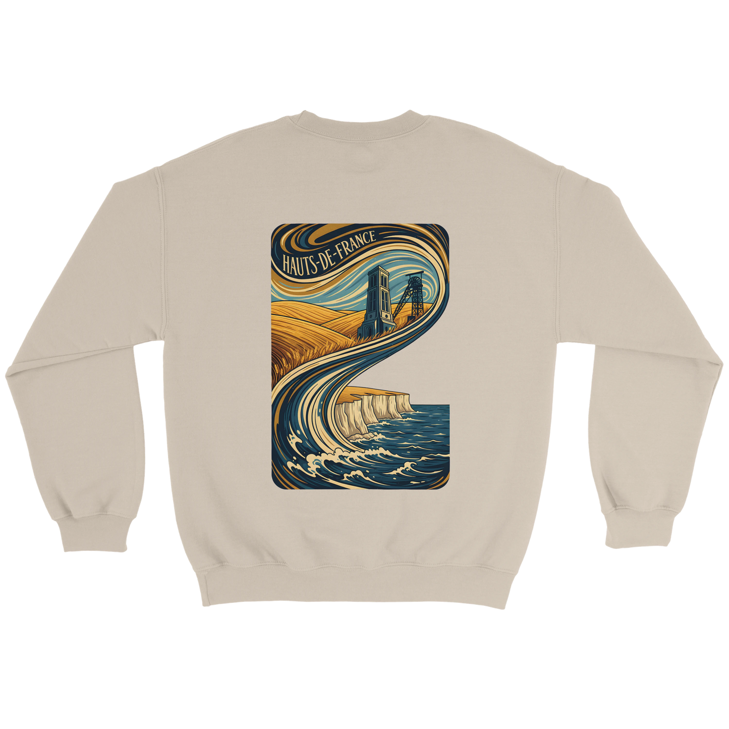 Sweat-shirt Unisexe Haut de France - Confort Premium et Design Classique