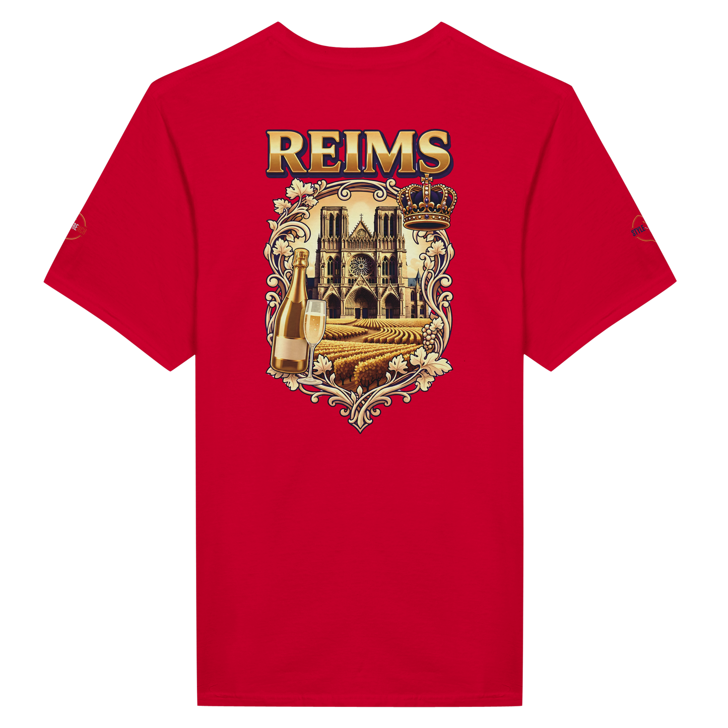 T-shirt Unisexe Reims - Ville de France - Design Premium