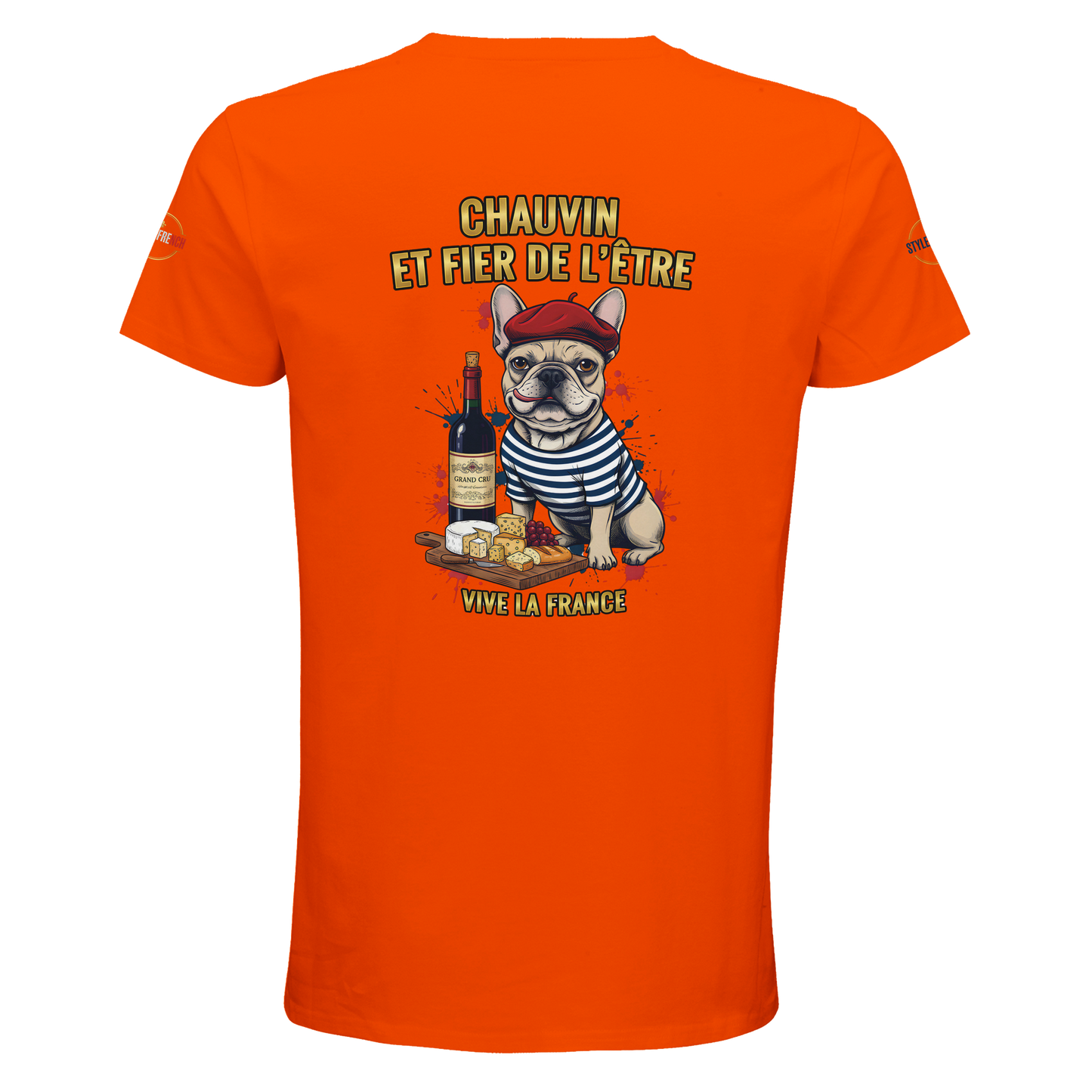 T-shirt Homme Chauvin et Fier de l'Être - 100% Coton Bio