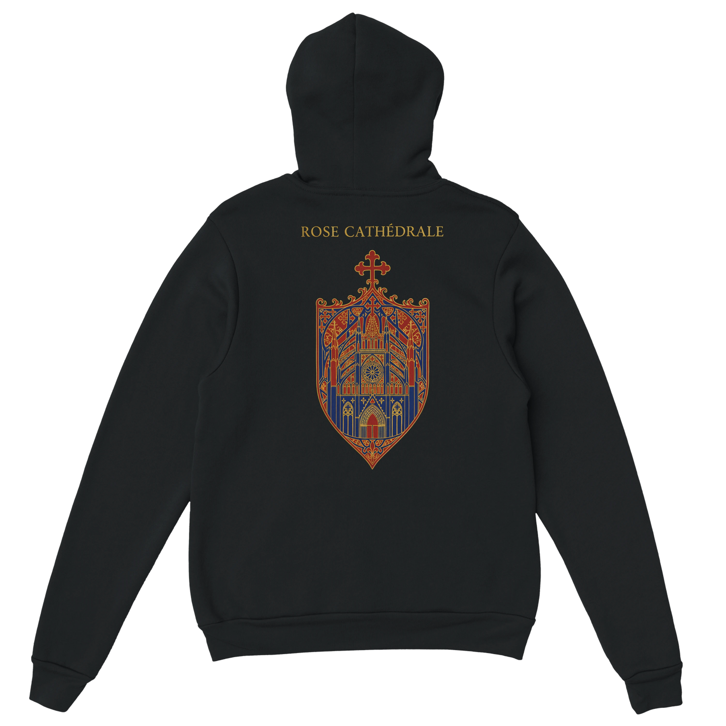 Sweat à capuche femme Rose Cathédrale – Confort Premium