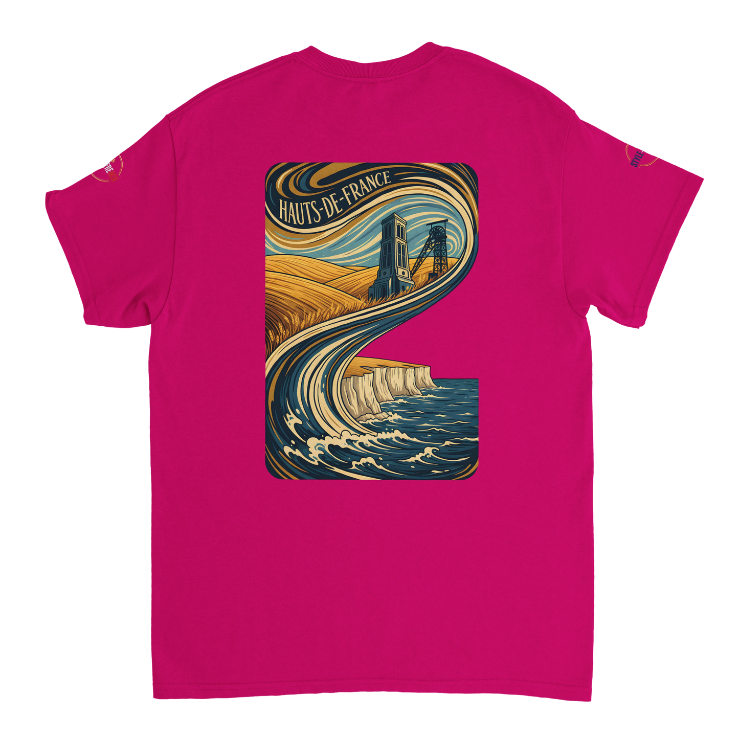 T-shirt Unisexe Haut de France - Coton Épais Premium