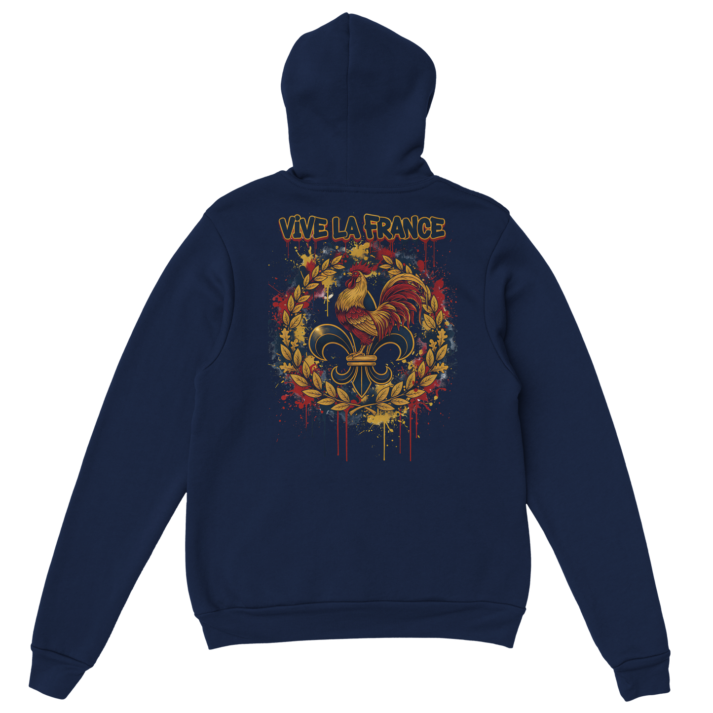 Sweat à Capuche Homme Vive la France – Confort et Style Tricolore
