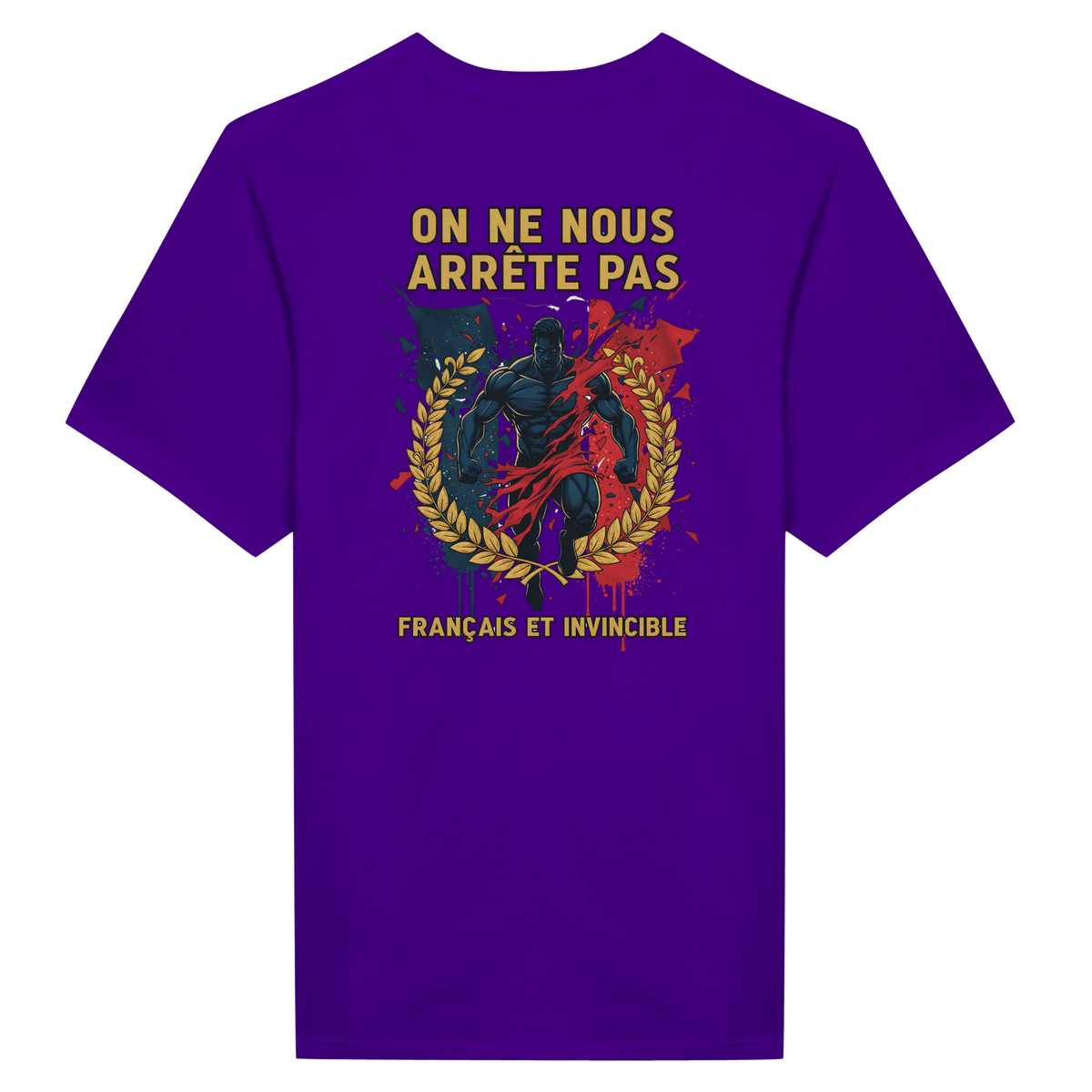 T-shirt Homme « On Nous Arrête Pas » - Classique Ras du Cou Gildan 64000