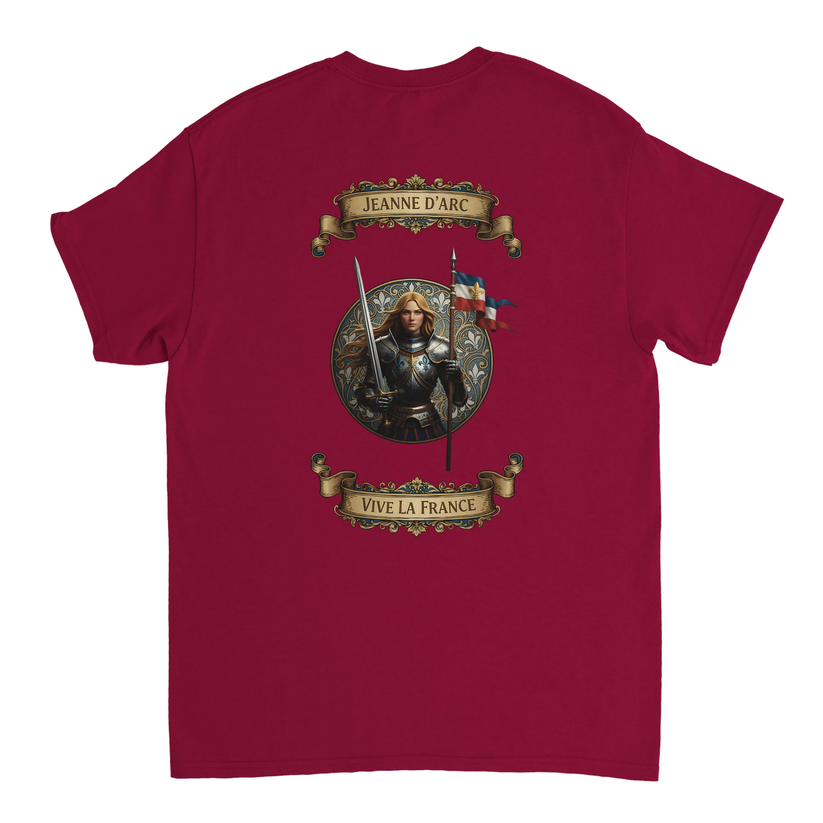 T-shirt Femme Jeanne d'Arc - Symbole Iconique en Coton Premium