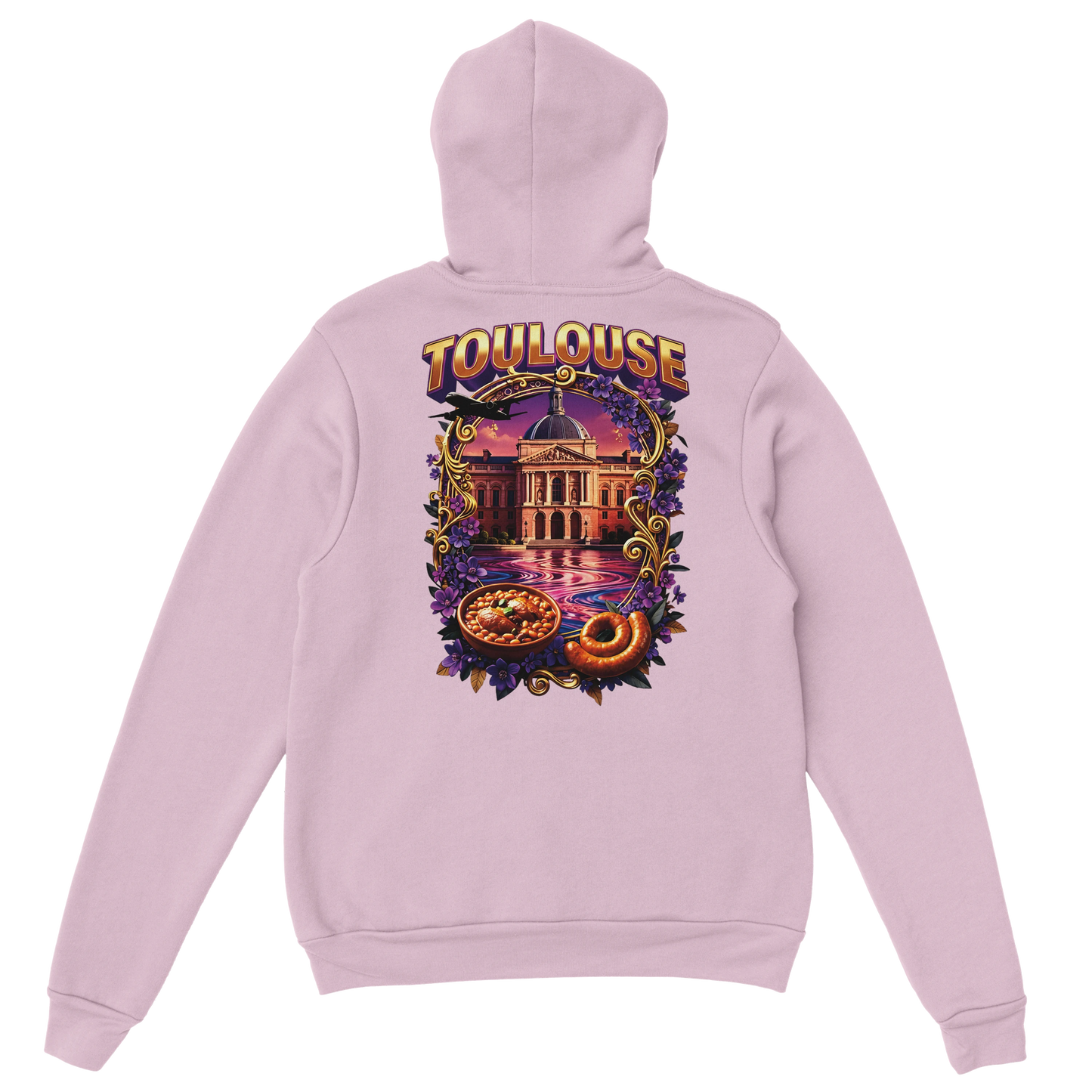 Sweat à Capuche Unisexe Toulouse – Ville de France – Confort Premium