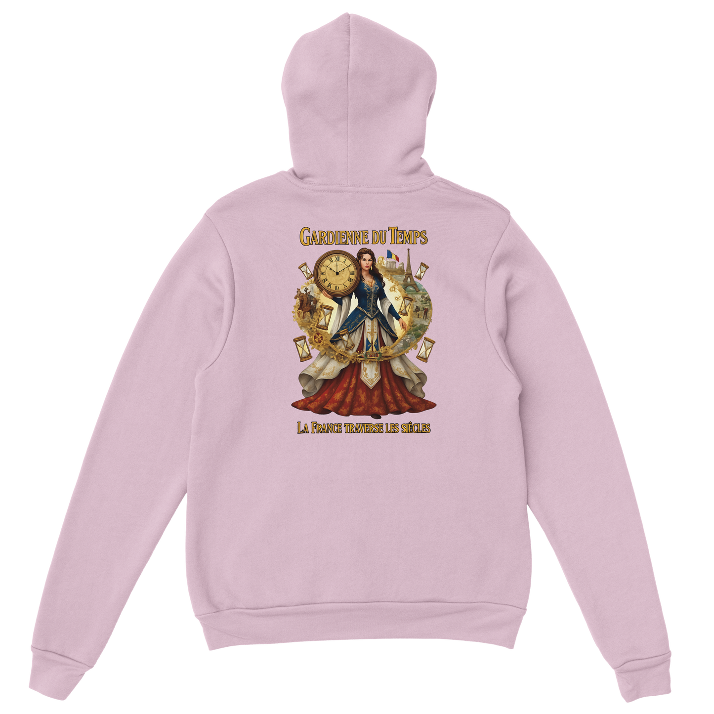 Sweat à Capuche Femme Gardienne du Temps - Confort Premium