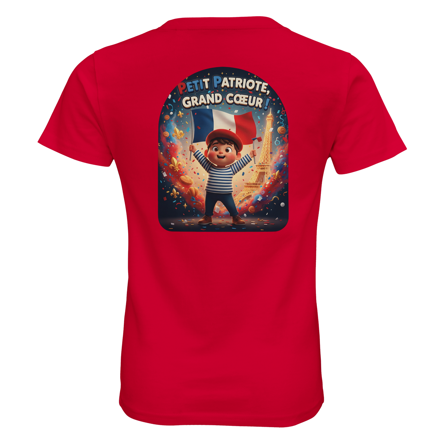 T-shirt Garçon Petit Patriote - Coton Bio Premium