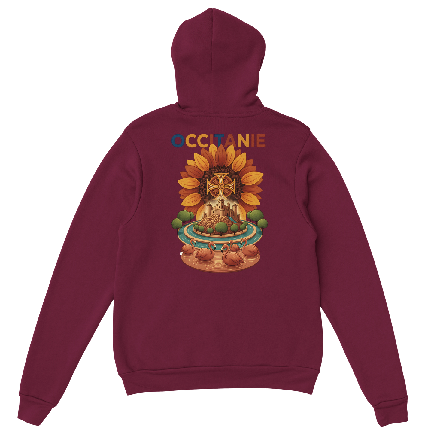 Sweat à Capuche Unisexe Occitanie – Hoodie Confortable et Résistant