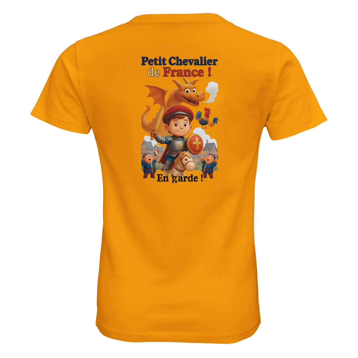 Organic slim-fit T-shirt for boys Little Knight of France | SOL'S Pioneer Kids 03578
