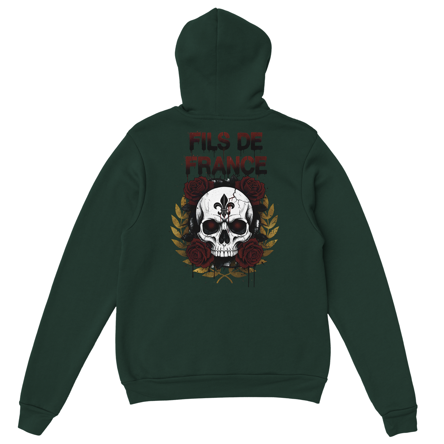Sweat à capuche homme Fils de France – Hoodie premium en coton mélangé