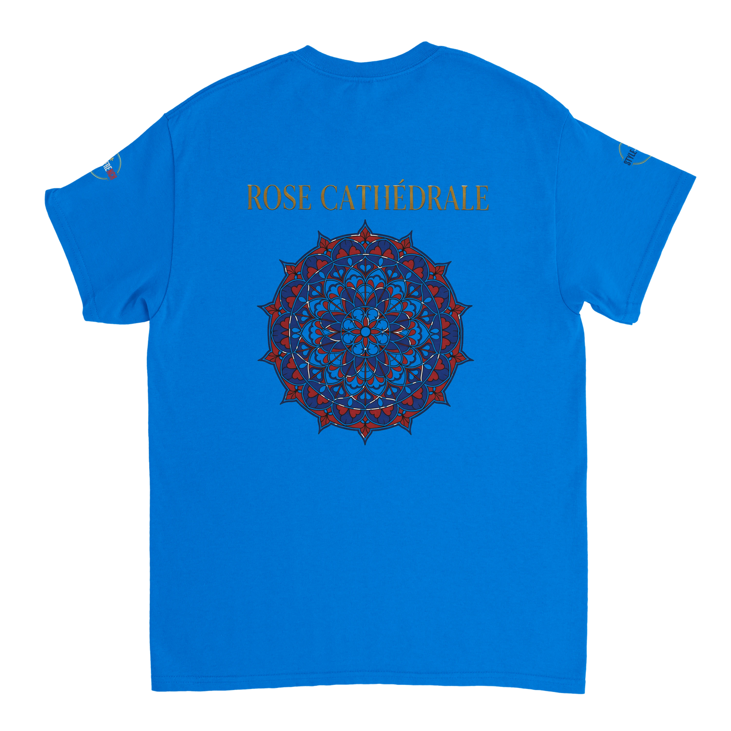 T-shirt Femme Rose Cathédrale – Coton Épais à Coupe Classique