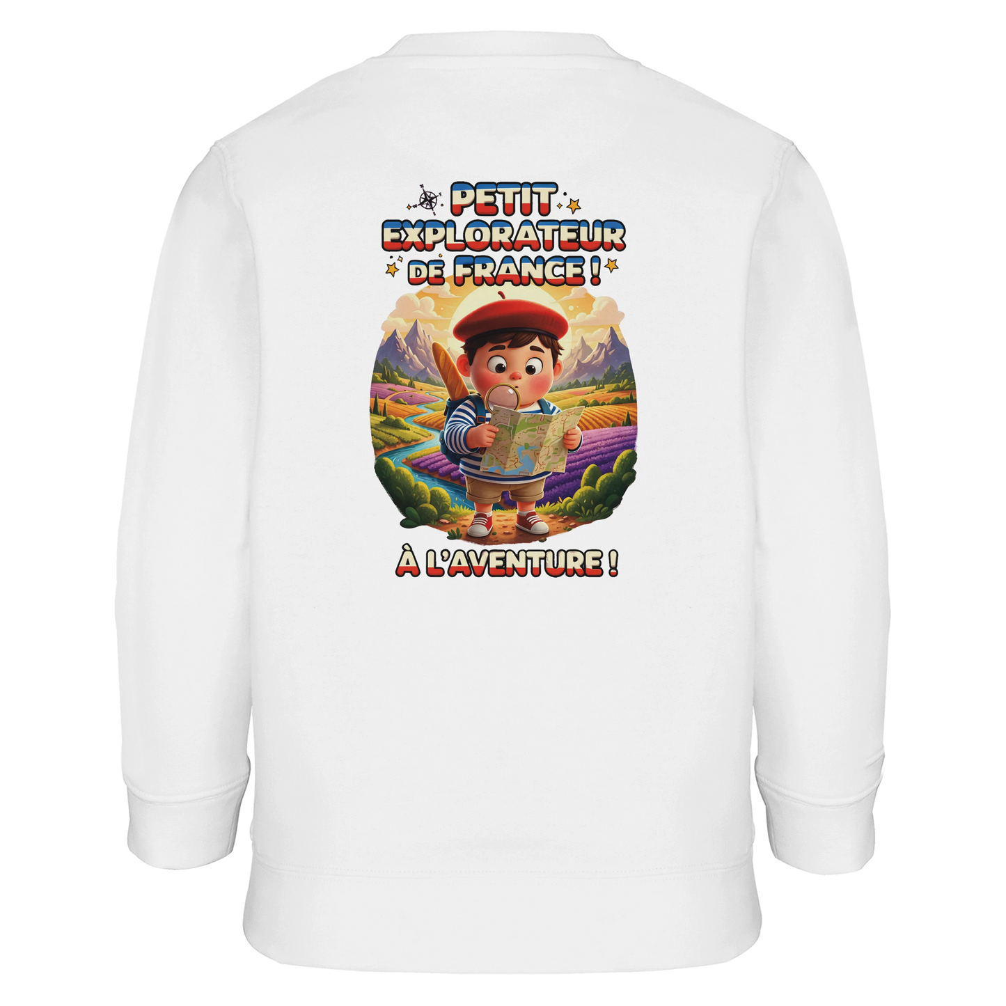 Sweat-shirt Garçon Petit Explorateur – Confort Éco-Responsable