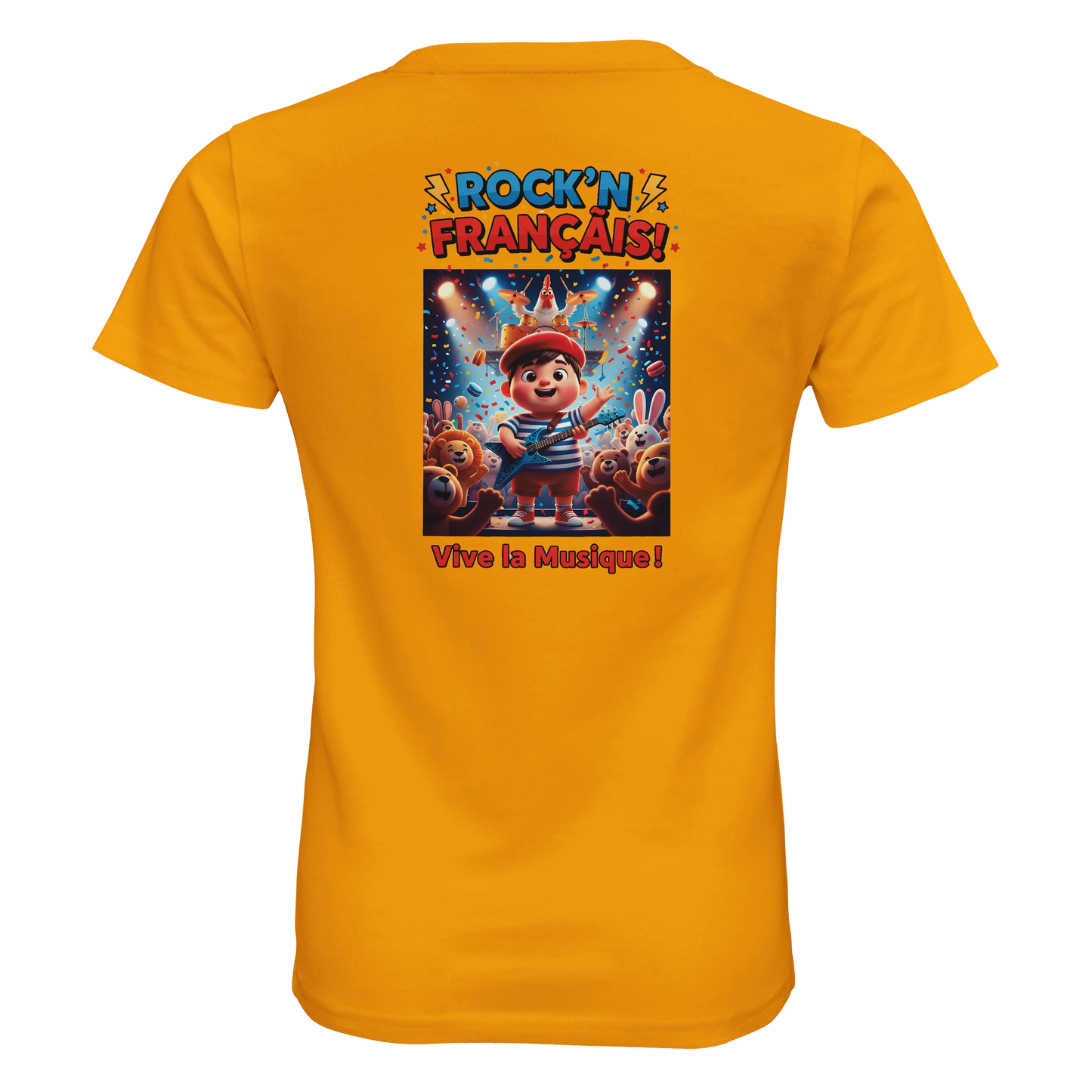 T-shirt Garçon Rock'n Français – Coton Bio Confortable