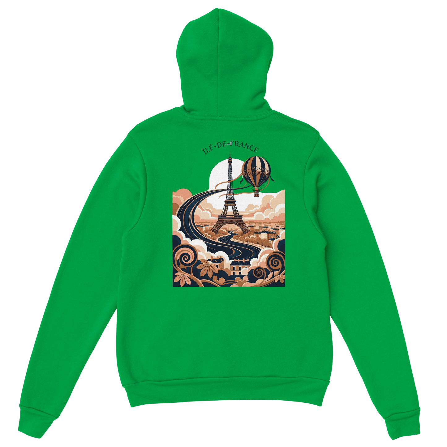 Sweat à Capuche Unisexe Île-de-France – Confort et Style Premium