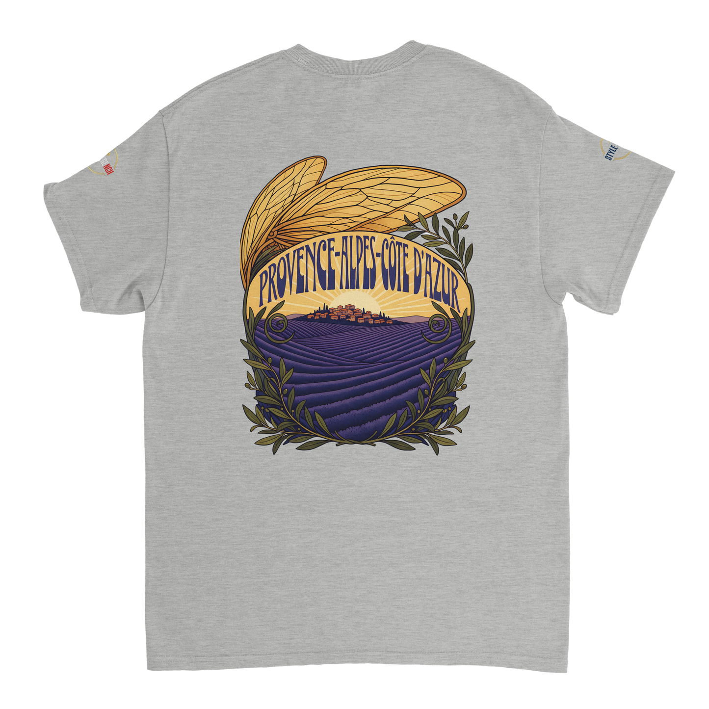 T-Shirt Unisexe Provence-Alpes-Côte d'Azur – Coton Épais Premium