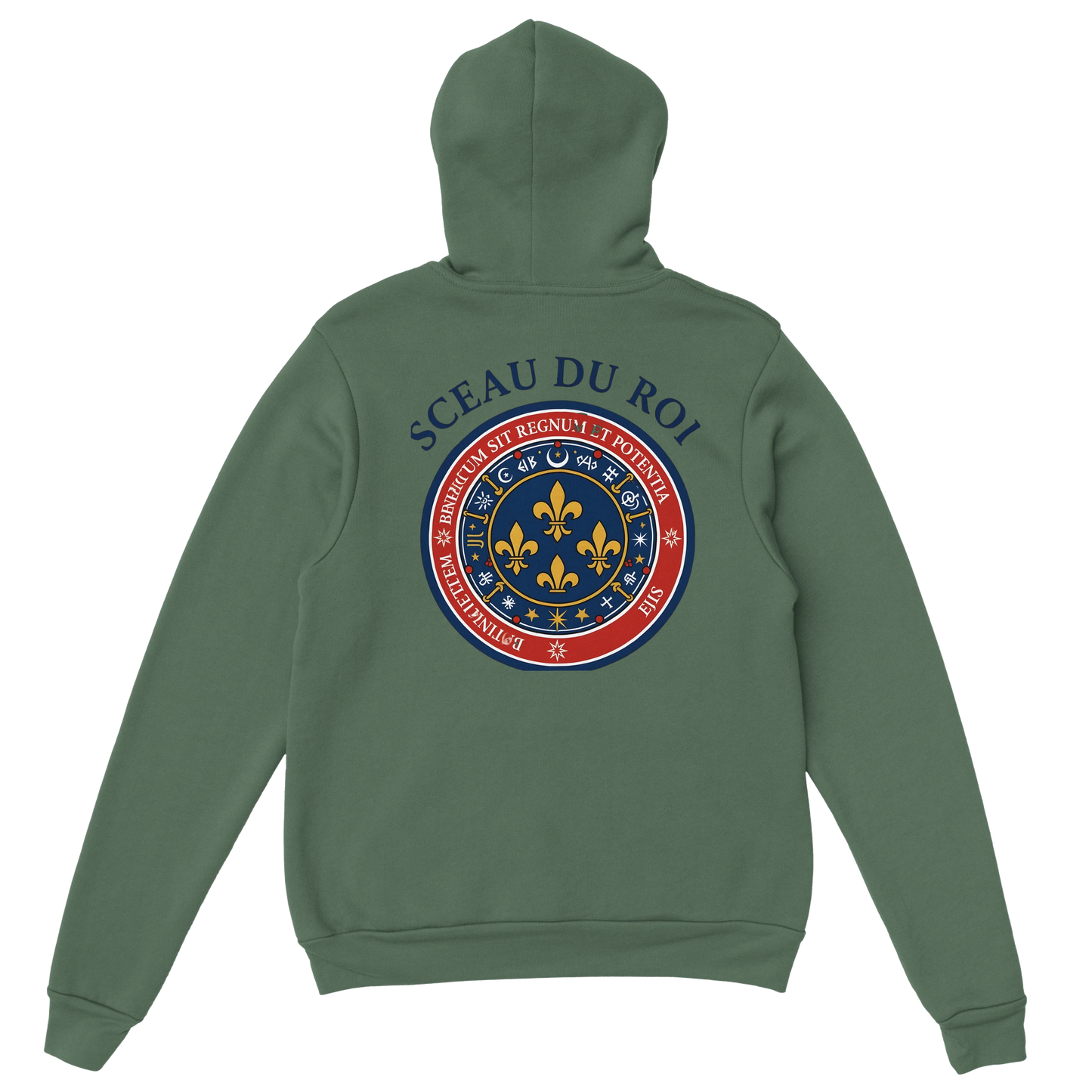 Sweat à capuche Le Sceau du Roi pour homme – Hoodie premium en coton mélangé