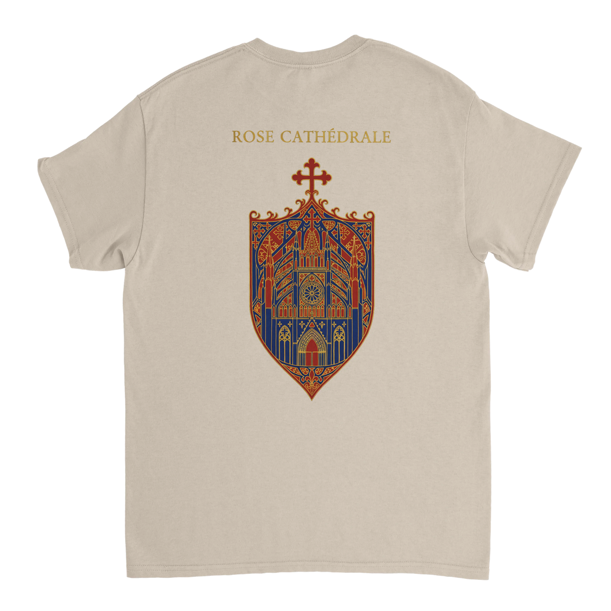 T-Shirt Femme Rose Cathédrale | Gildan 5000 Coton Épais