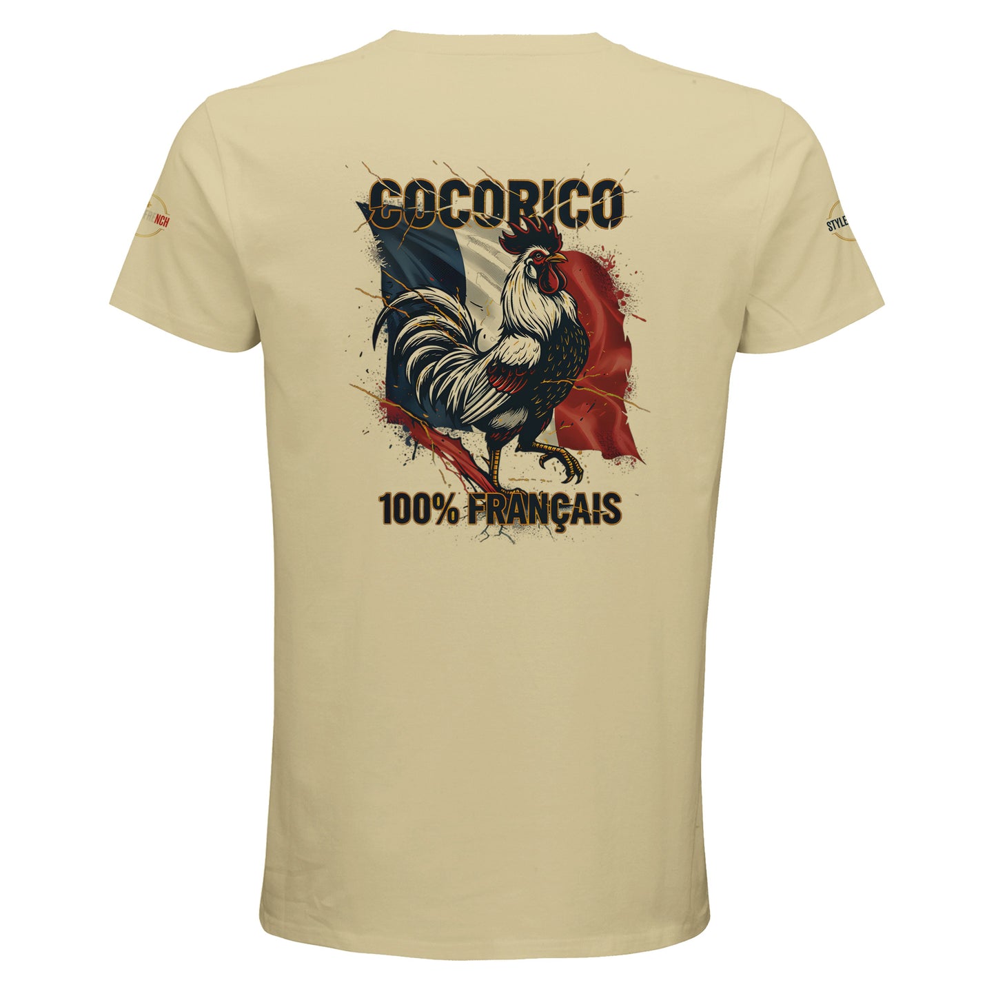 T-shirt Homme Cocorico - Coton Bio Premium à Col Rond