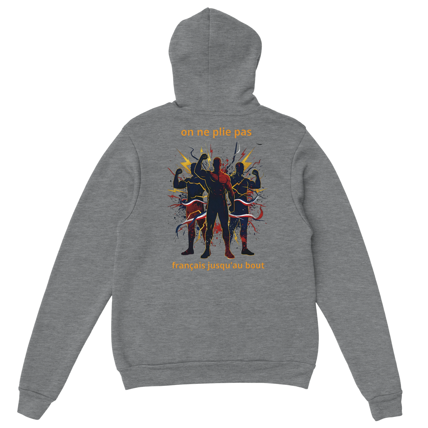 Sweat à capuche homme - Français jusqu'au bout - Confort premium