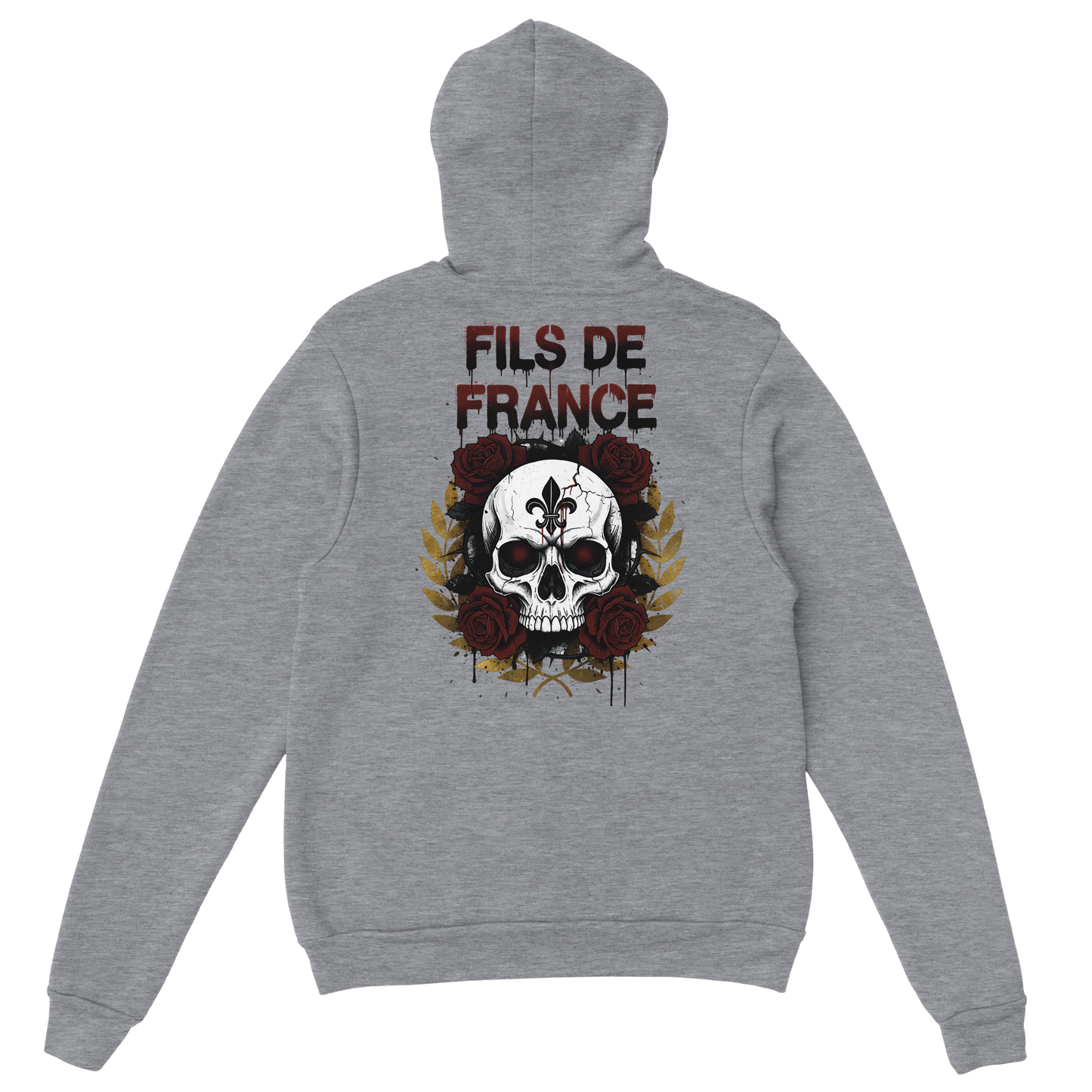 Sweat à capuche homme Fils de France – Hoodie premium en coton mélangé