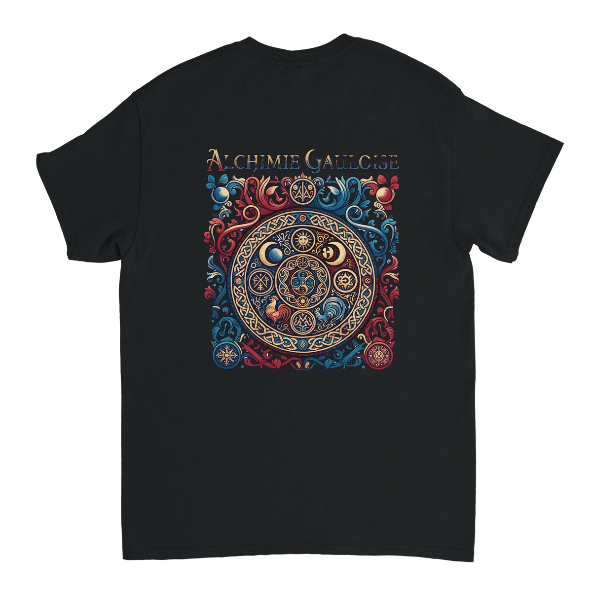 T-Shirt Homme Alchimie Gauloise – Coton Épais à Coupe Classique