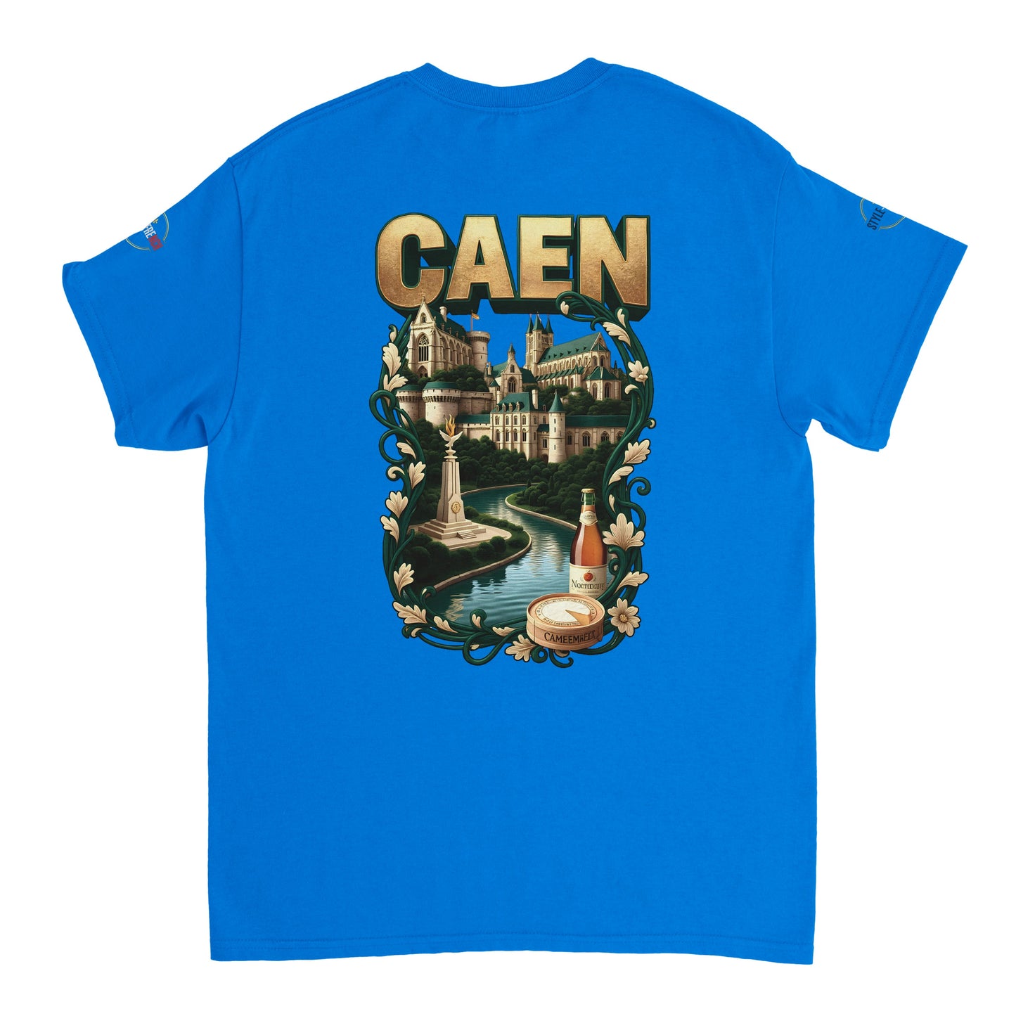 T-shirt Unisexe Caen - Ville de France - Design Classique en Coton