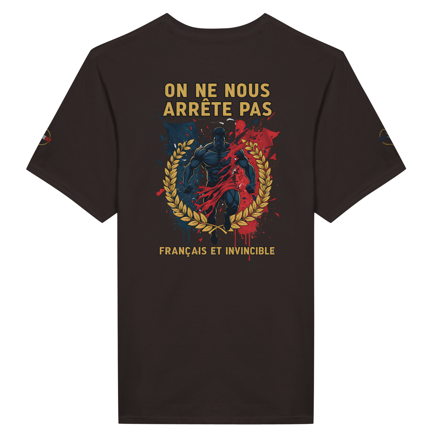 T-shirt Homme 'On  nous arrête pas' – Coton Premium Confort