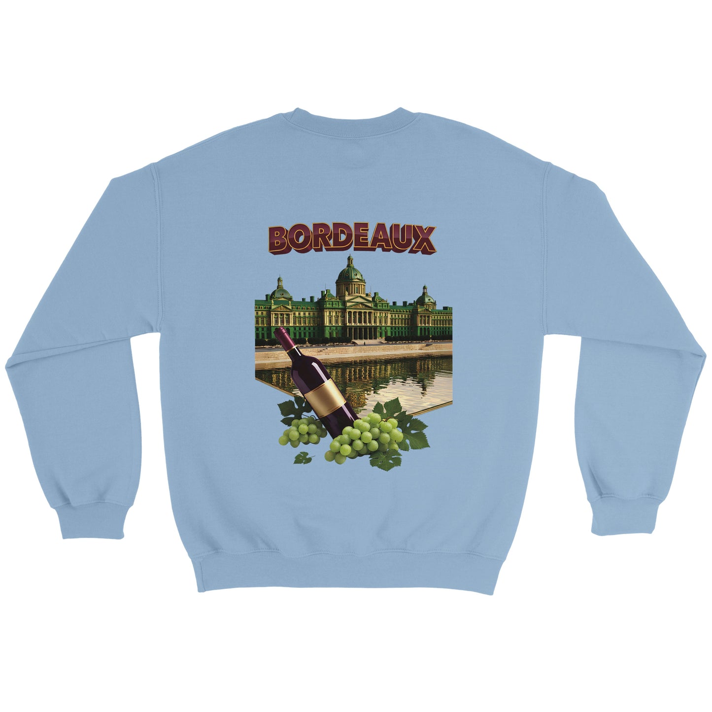 Sweat-shirt Unisexe Bordeaux Ville de France – Classique et Confortable