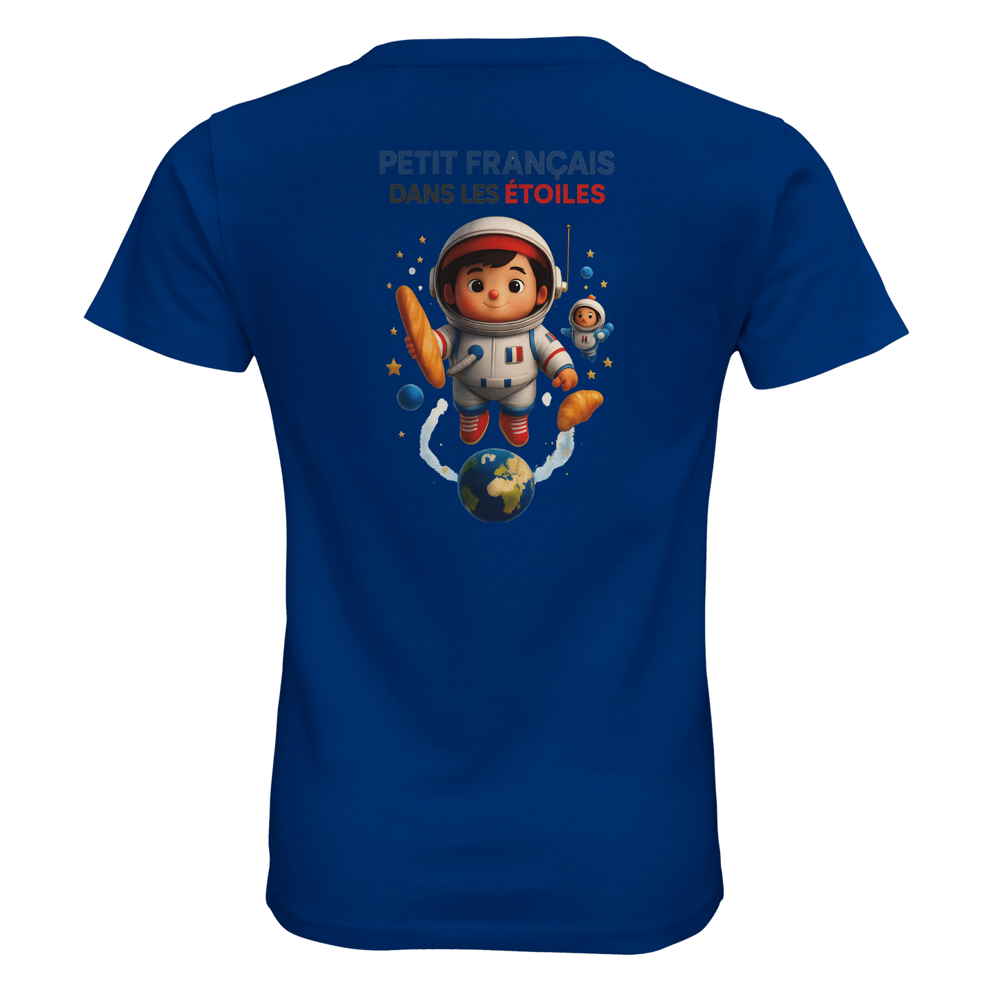 T-shirt garçon Petit Français Dans les Étoiles – 100% Coton Bio