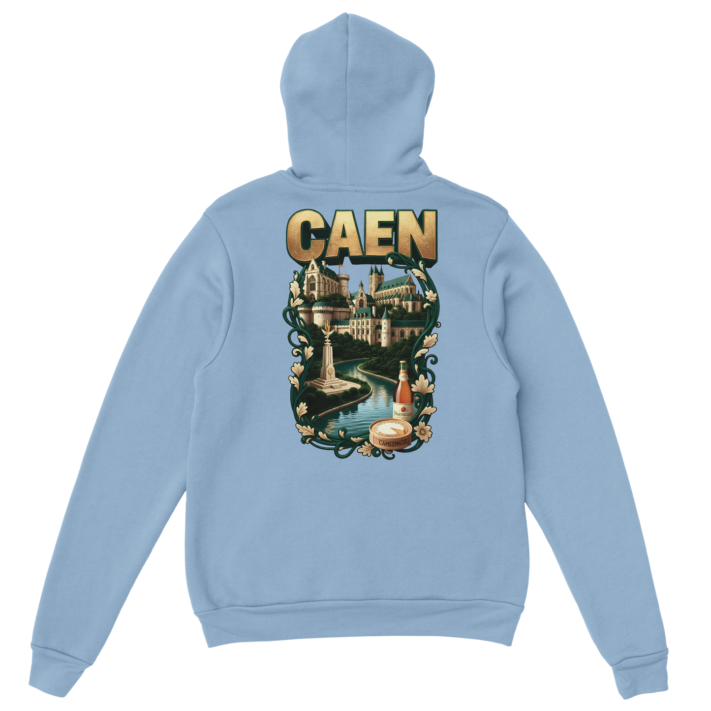 Sweat à capuche Caen - Ville de France - Unisexe Premium