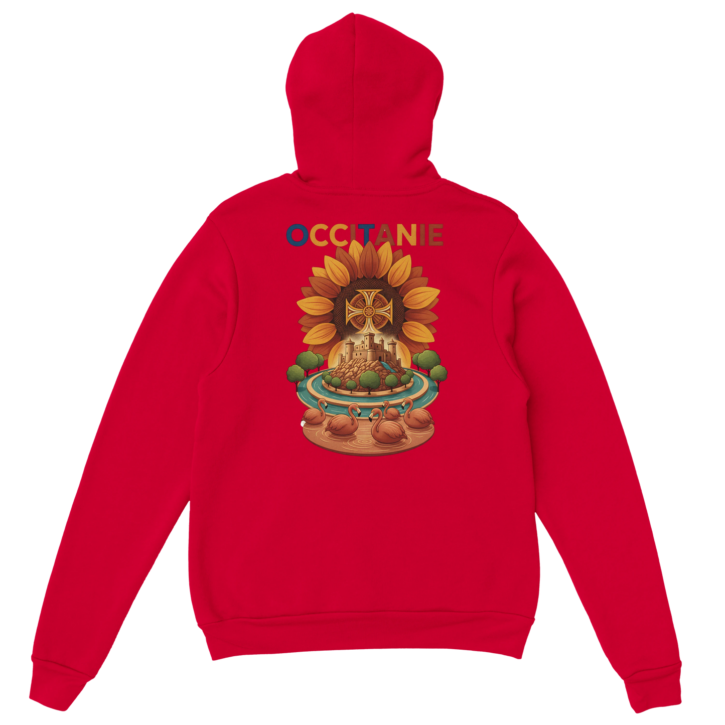 Sweat à Capuche Unisexe Occitanie – Hoodie Confortable et Résistant