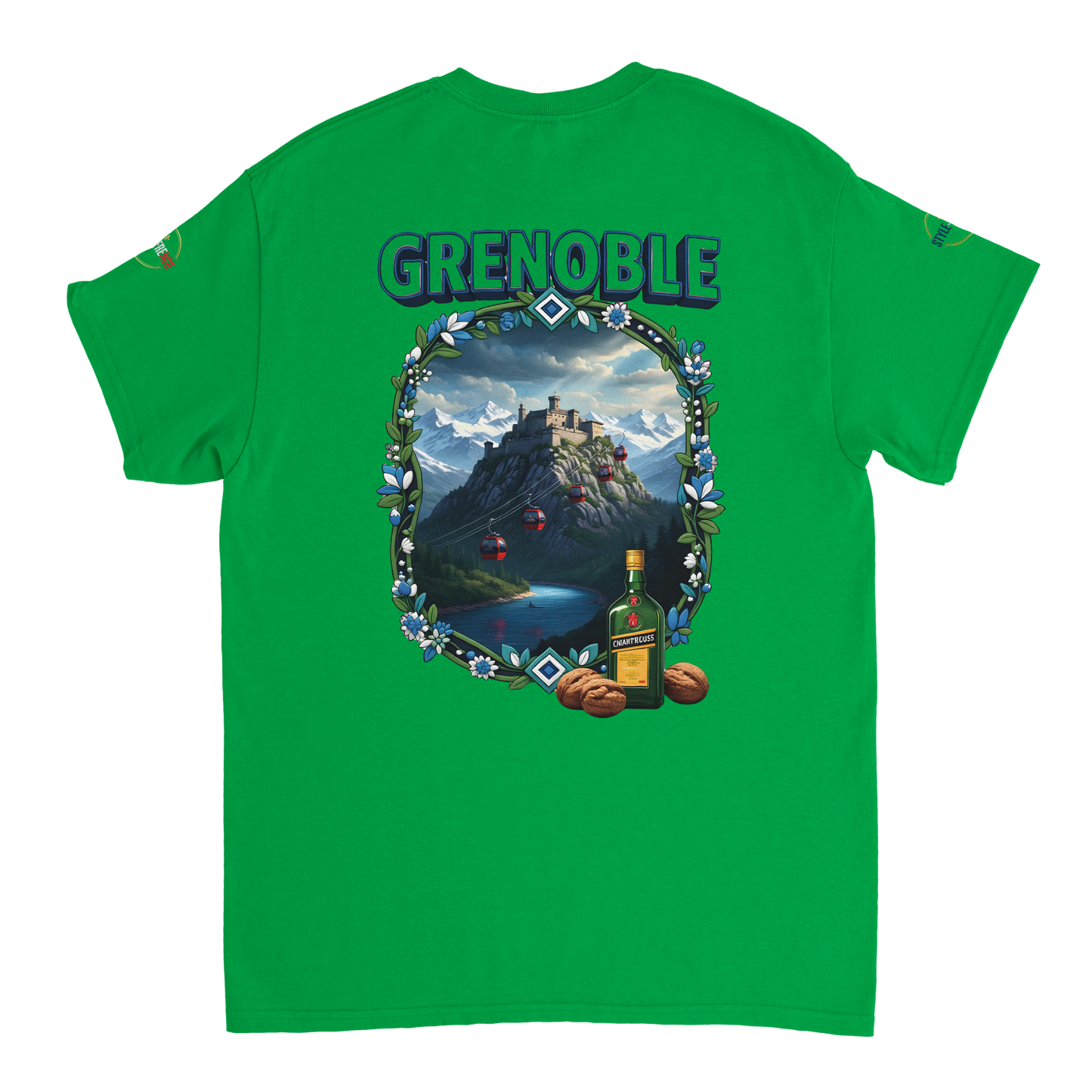T-shirt Unisexe Grenoble - Ville de France - Coton Premium
