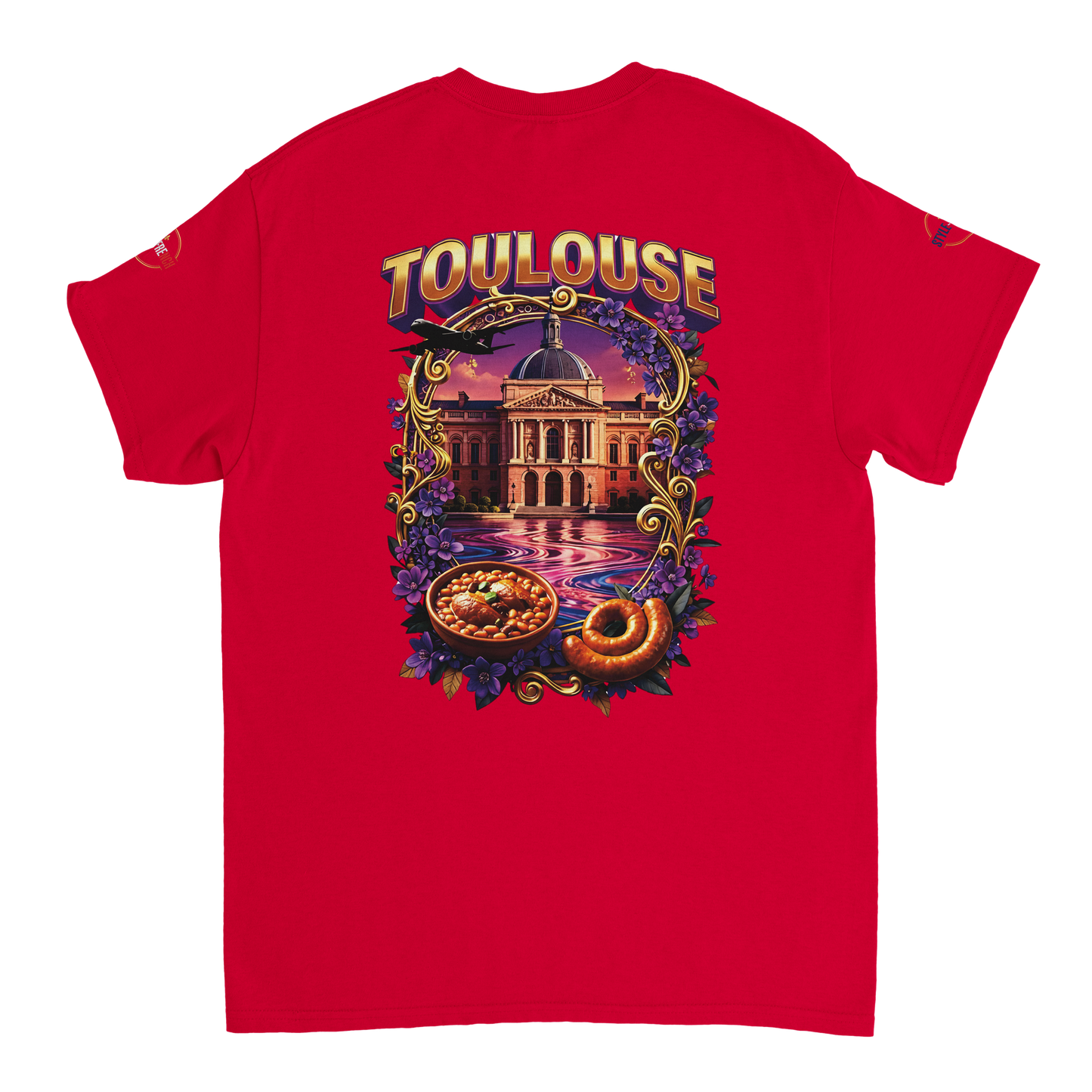 T-Shirt Unisexe Toulouse France – T-Shirt en Coton Premium à Coupe Classique