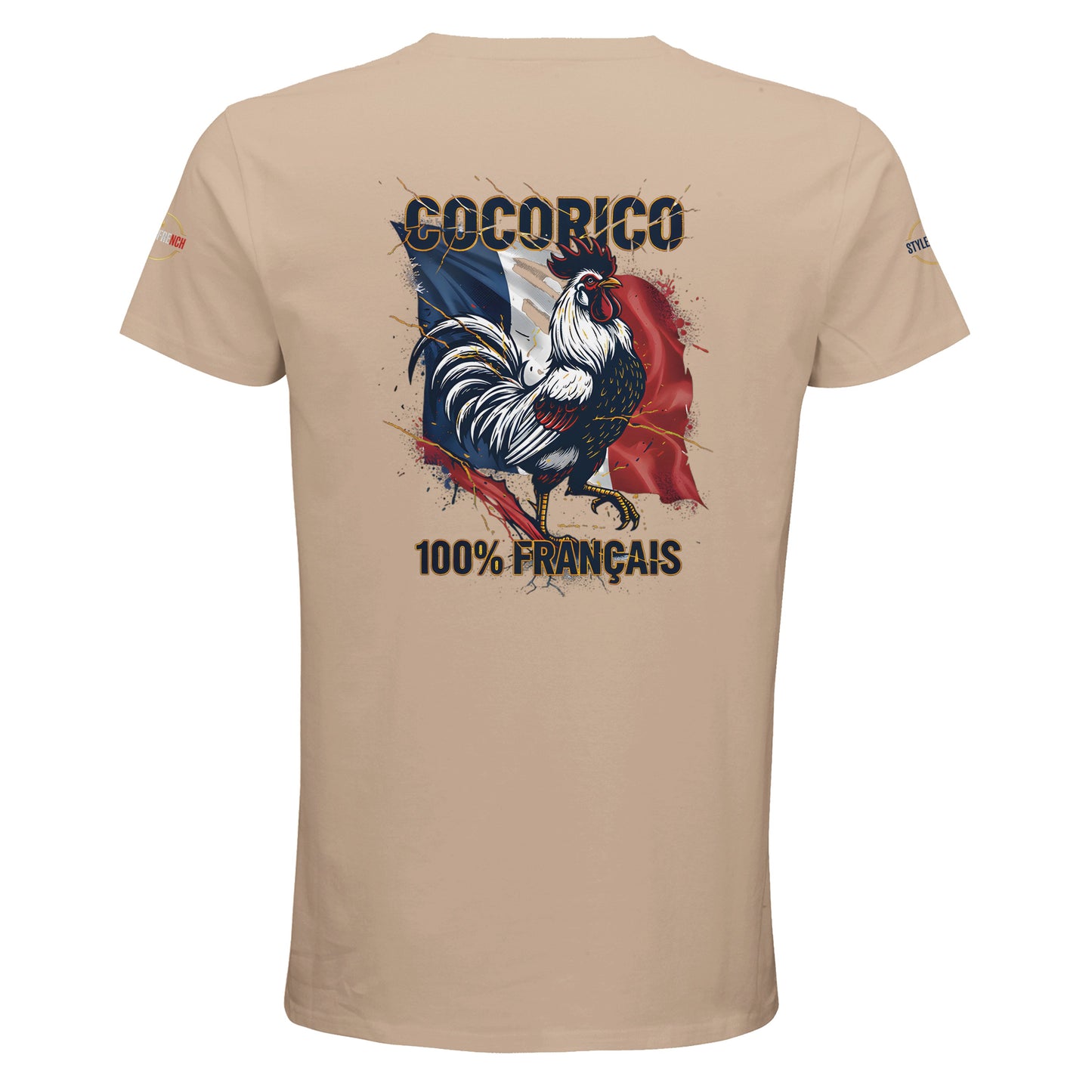 T-shirt Homme Cocorico - Coton Bio Premium à Col Rond