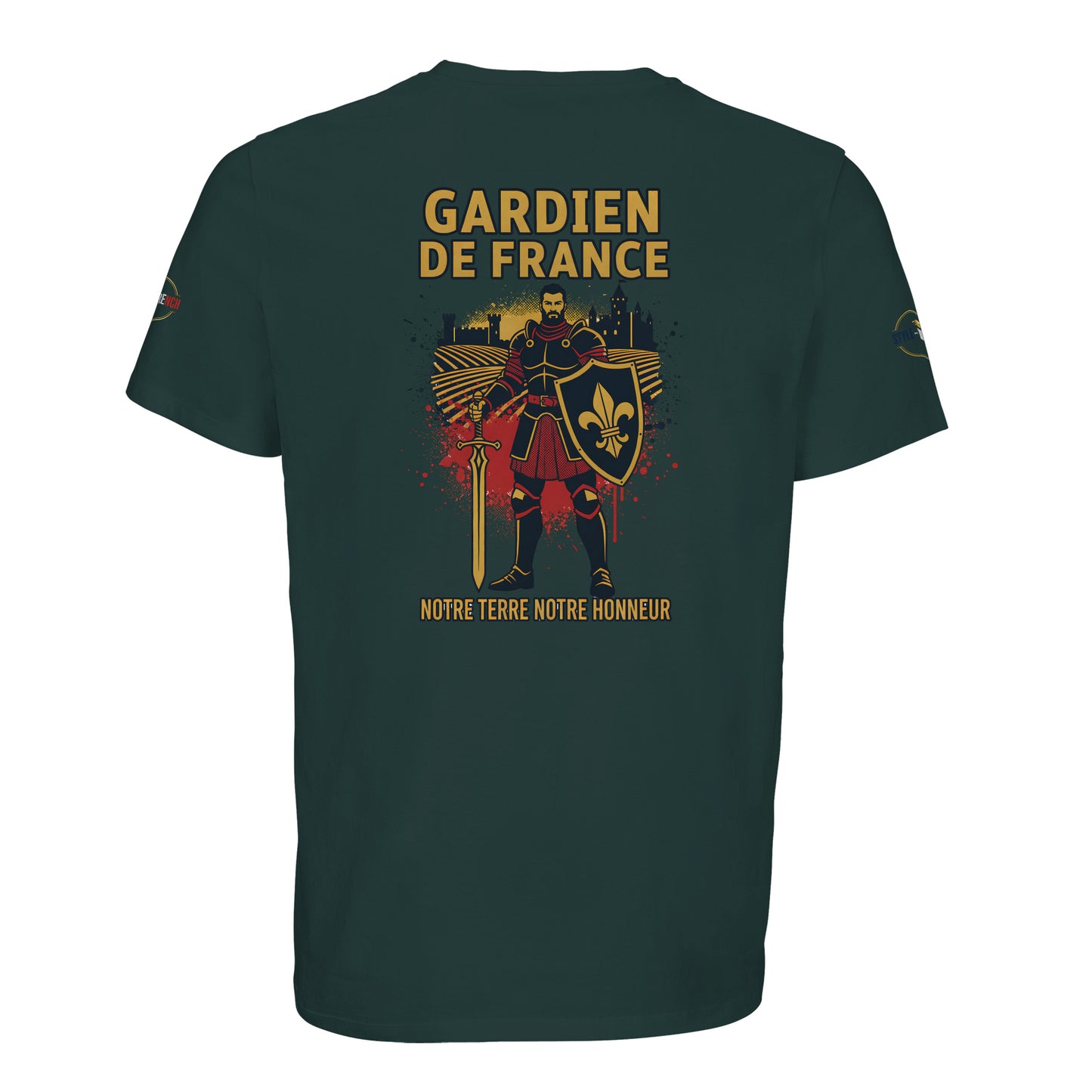 T-shirt Gardien de France pour Homme - Coton Bio Premium