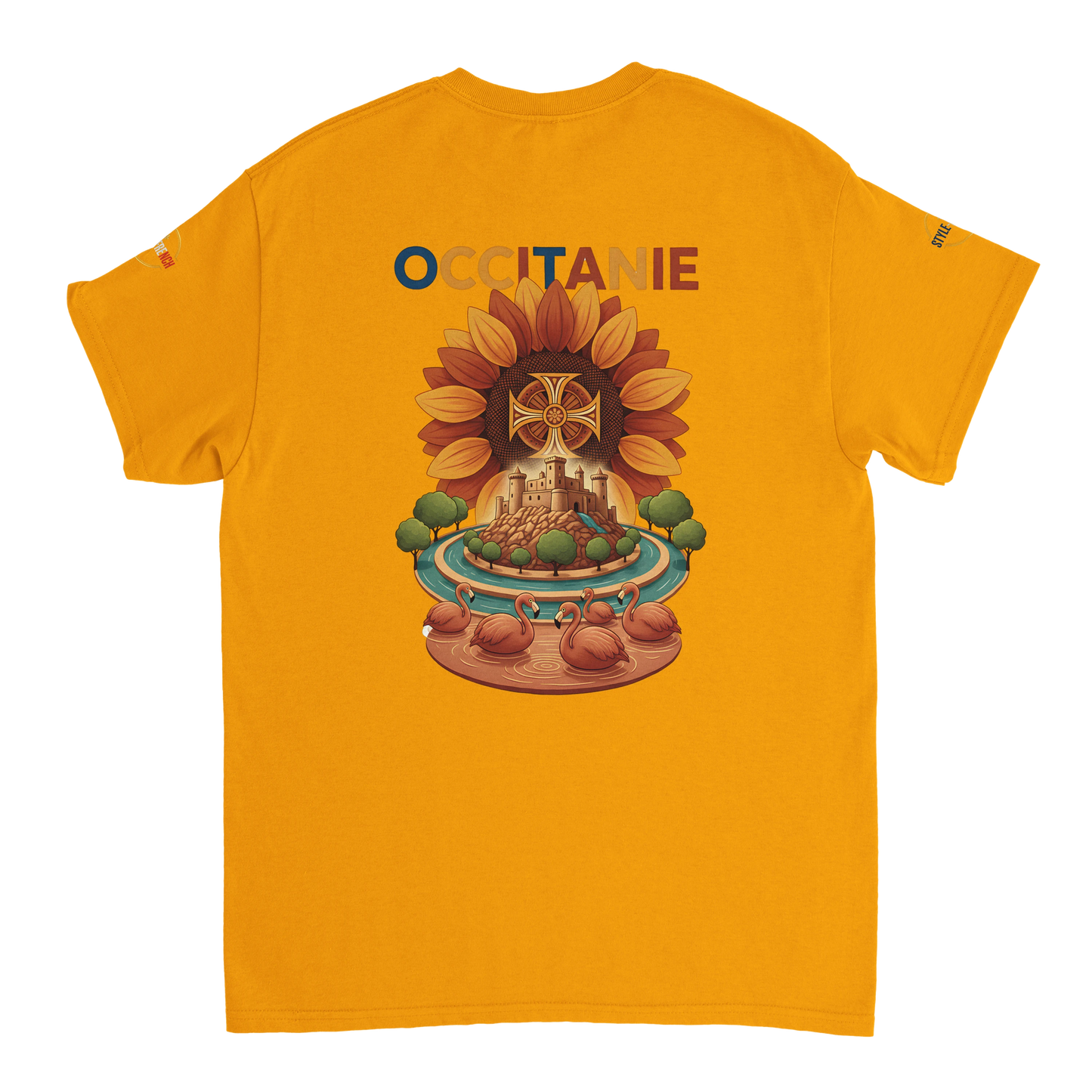 T-shirt Unisexe Occitanie – Coton Épais Premium
