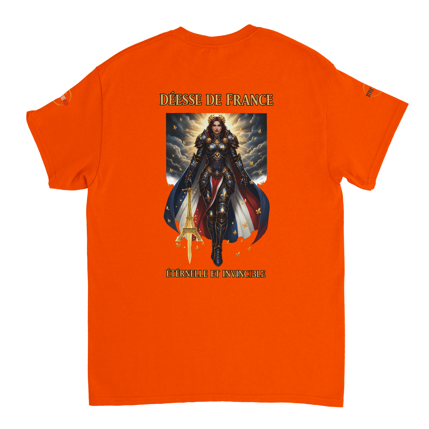 T-shirt Femme Déesse de France - Coton Épais à Coupe Classique