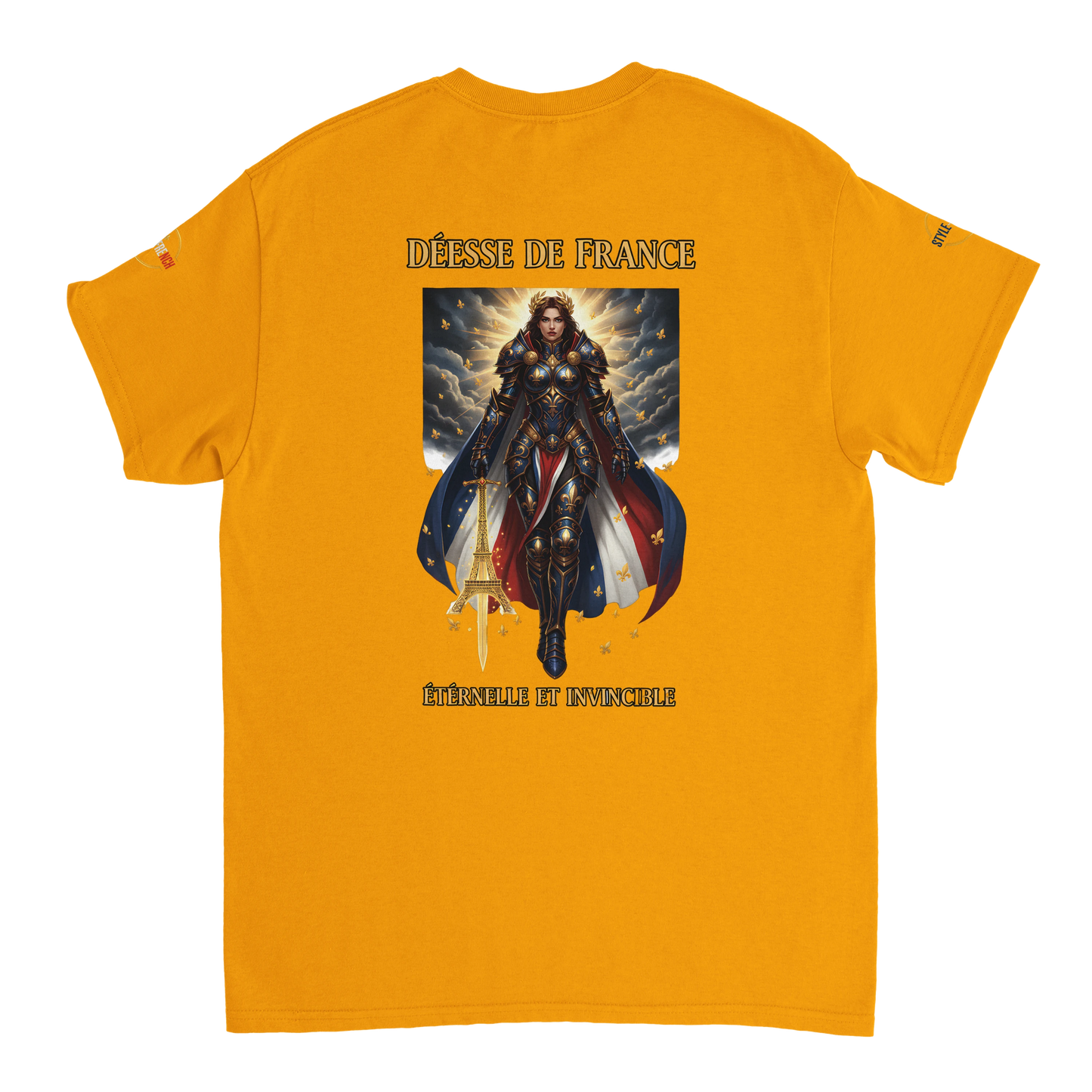 T-shirt Femme Déesse de France - Coton Épais à Coupe Classique