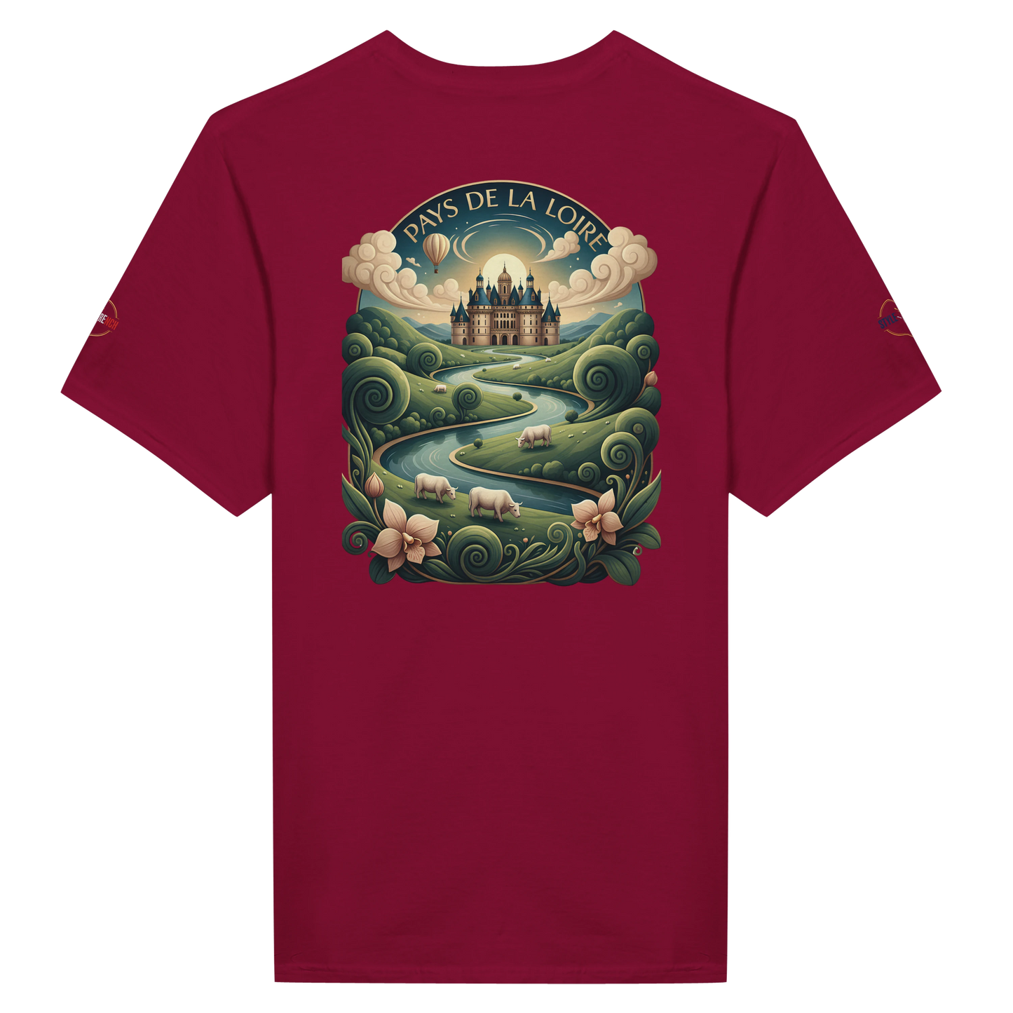 T-shirt Unisexe Pays de la Loire – Design Régional Premium