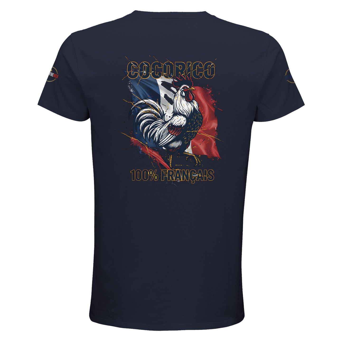 T-shirt Homme Cocorico - Coton Bio Premium à Col Rond