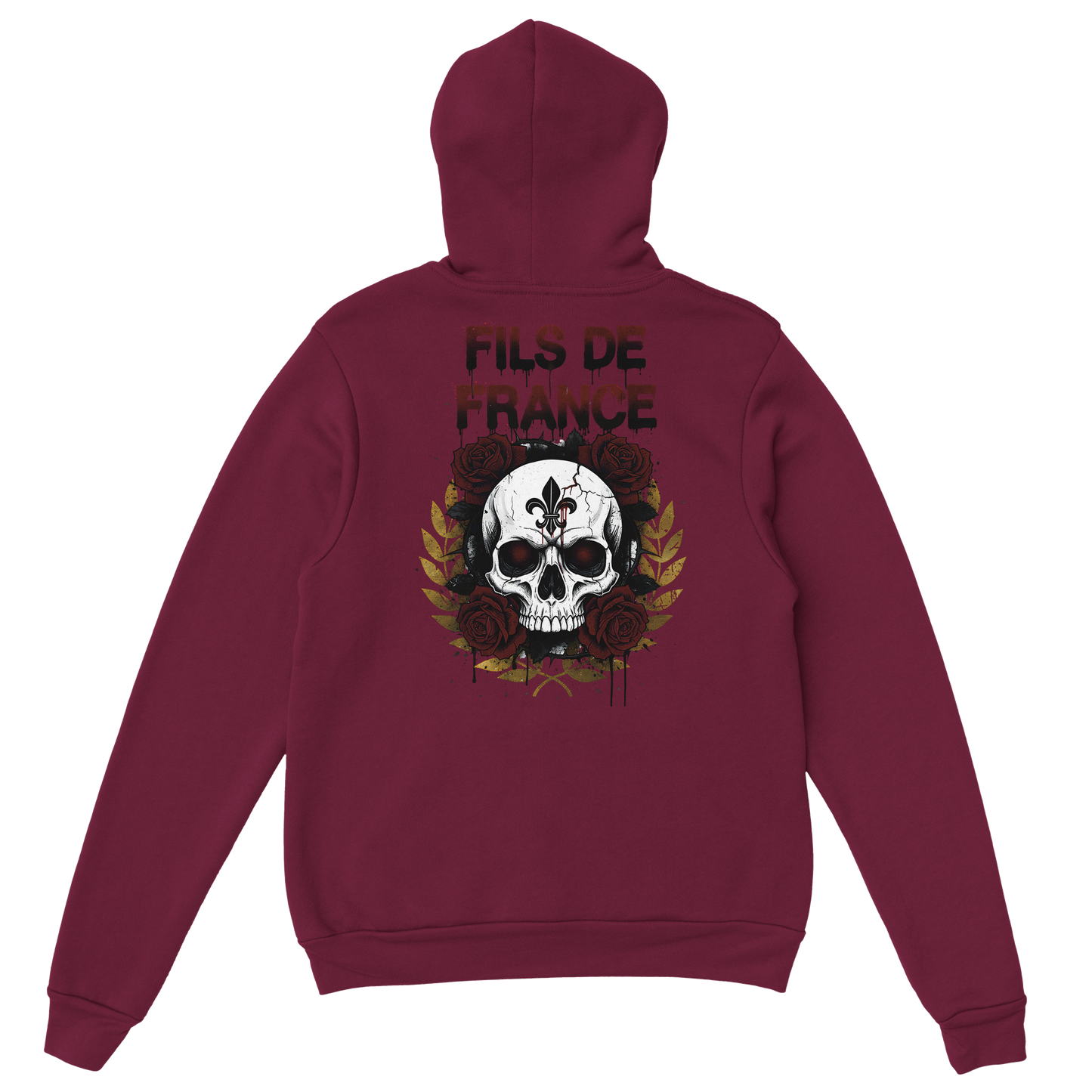 Sweat à capuche homme Fils de France – Hoodie premium en coton mélangé