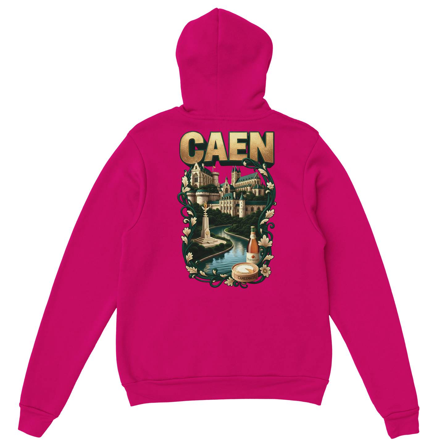 Sweat à capuche Caen - Ville de France - Unisexe Premium