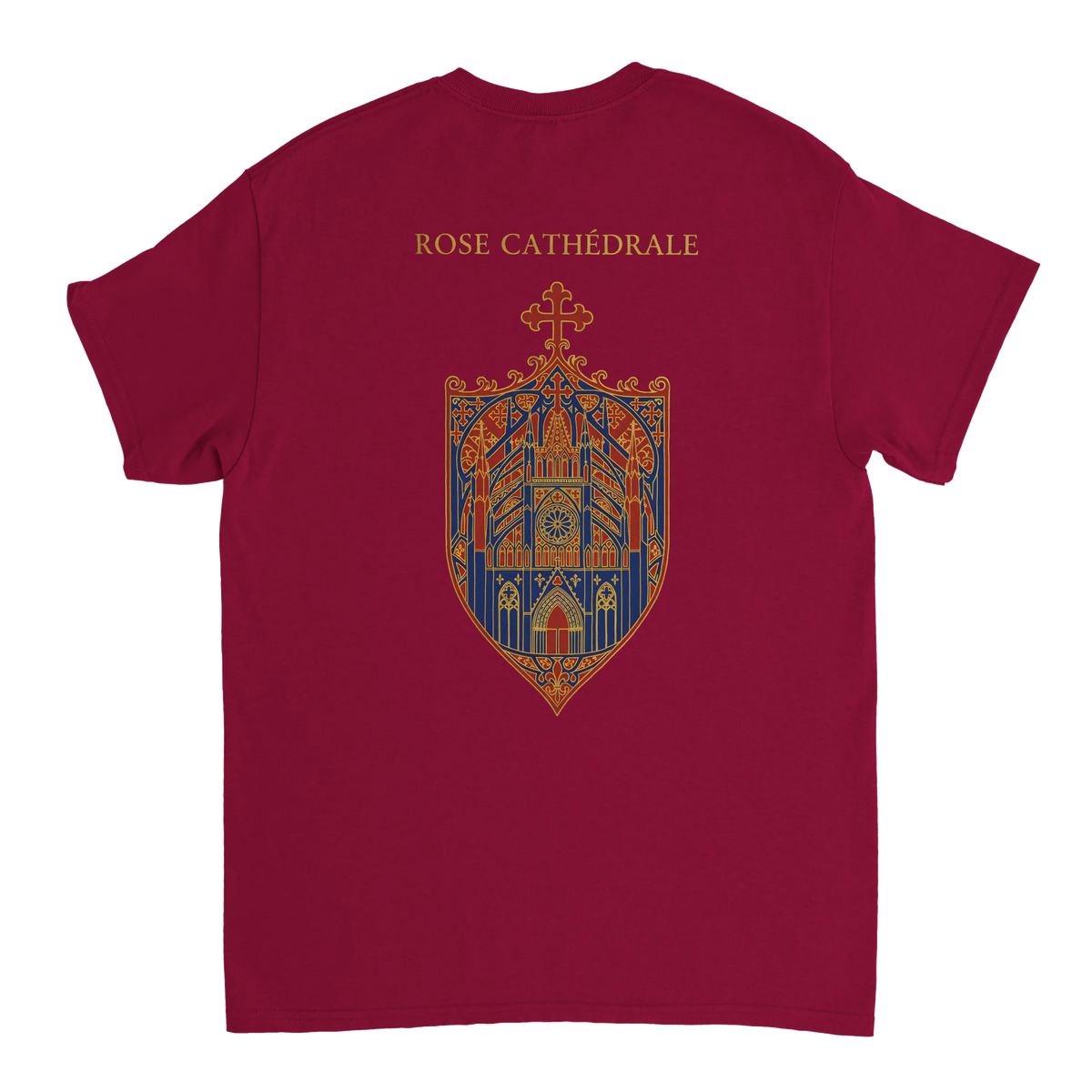 T-Shirt Femme Rose Cathédrale | Gildan 5000 Coton Épais