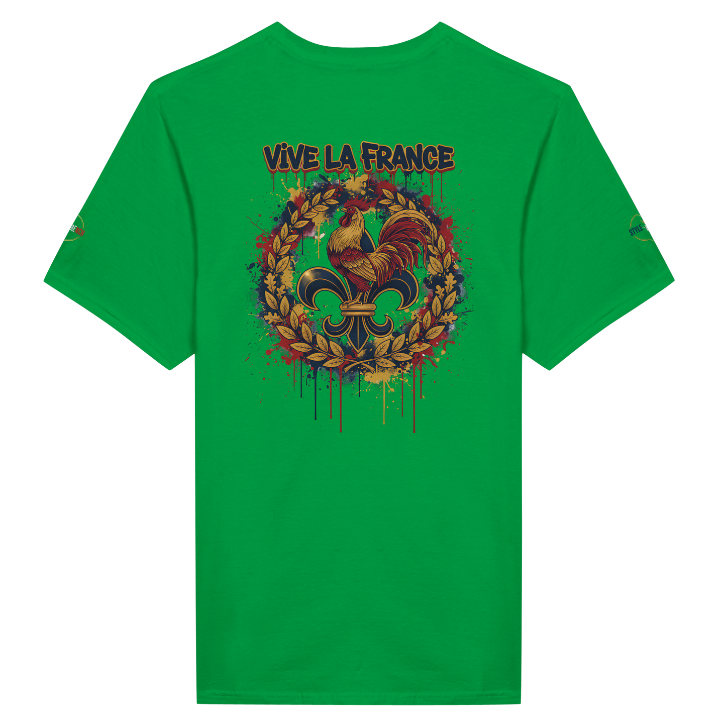 T-shirt Homme 'Vive la France' – Coton Premium, Coupe Classique
