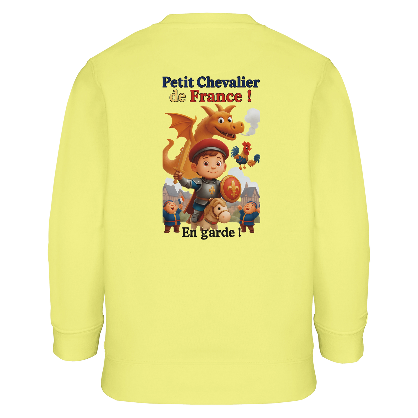 Sweat-shirt garçon Petit Chevalier de France - Coton Bio et Recyclé
